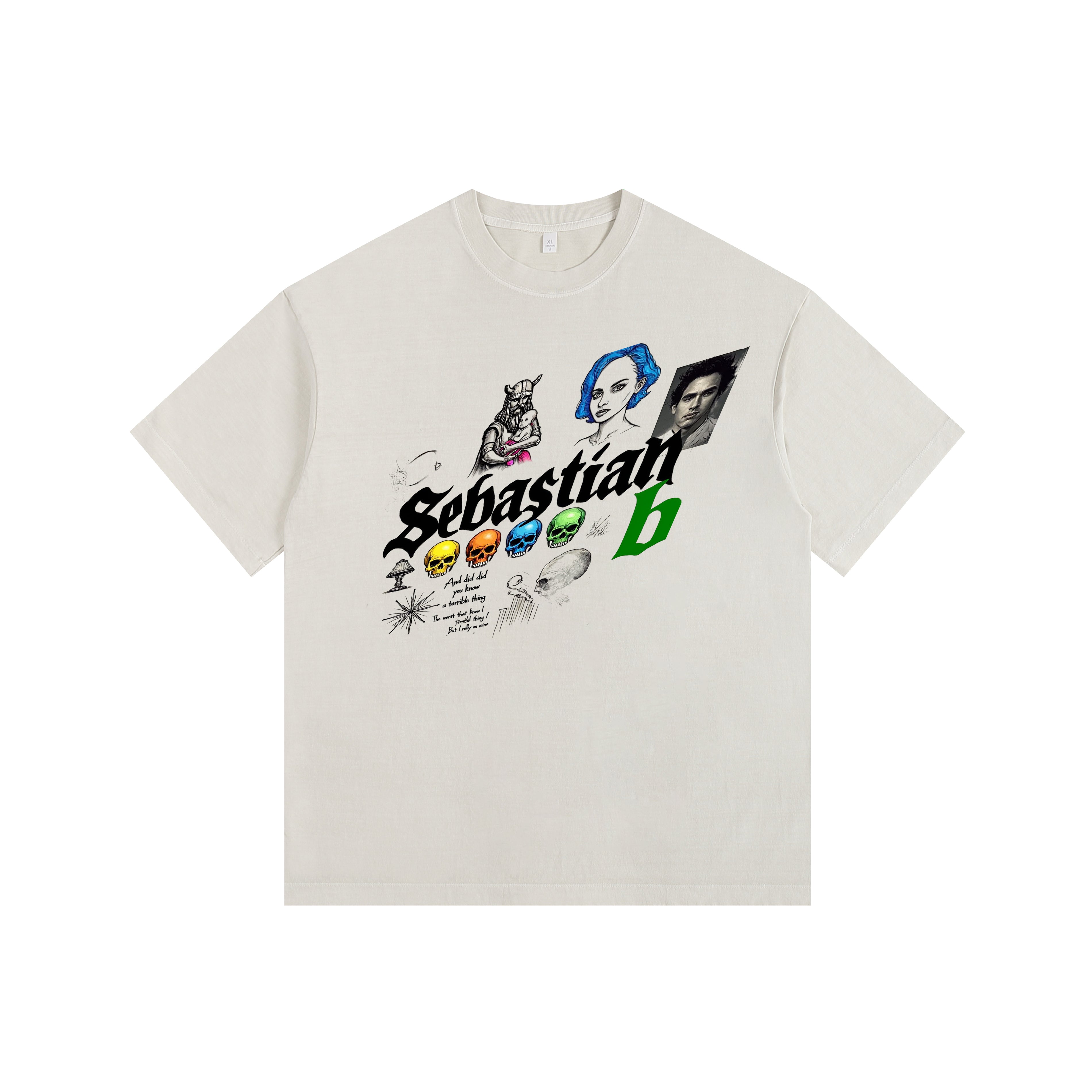 Sebastian Vintage-washed oversized T-shirt
