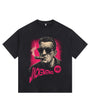 Boss Large Print Vintage-Washed Oversized T-shirt