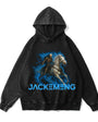Crafty Skull Vintage-Washed Hoodie
