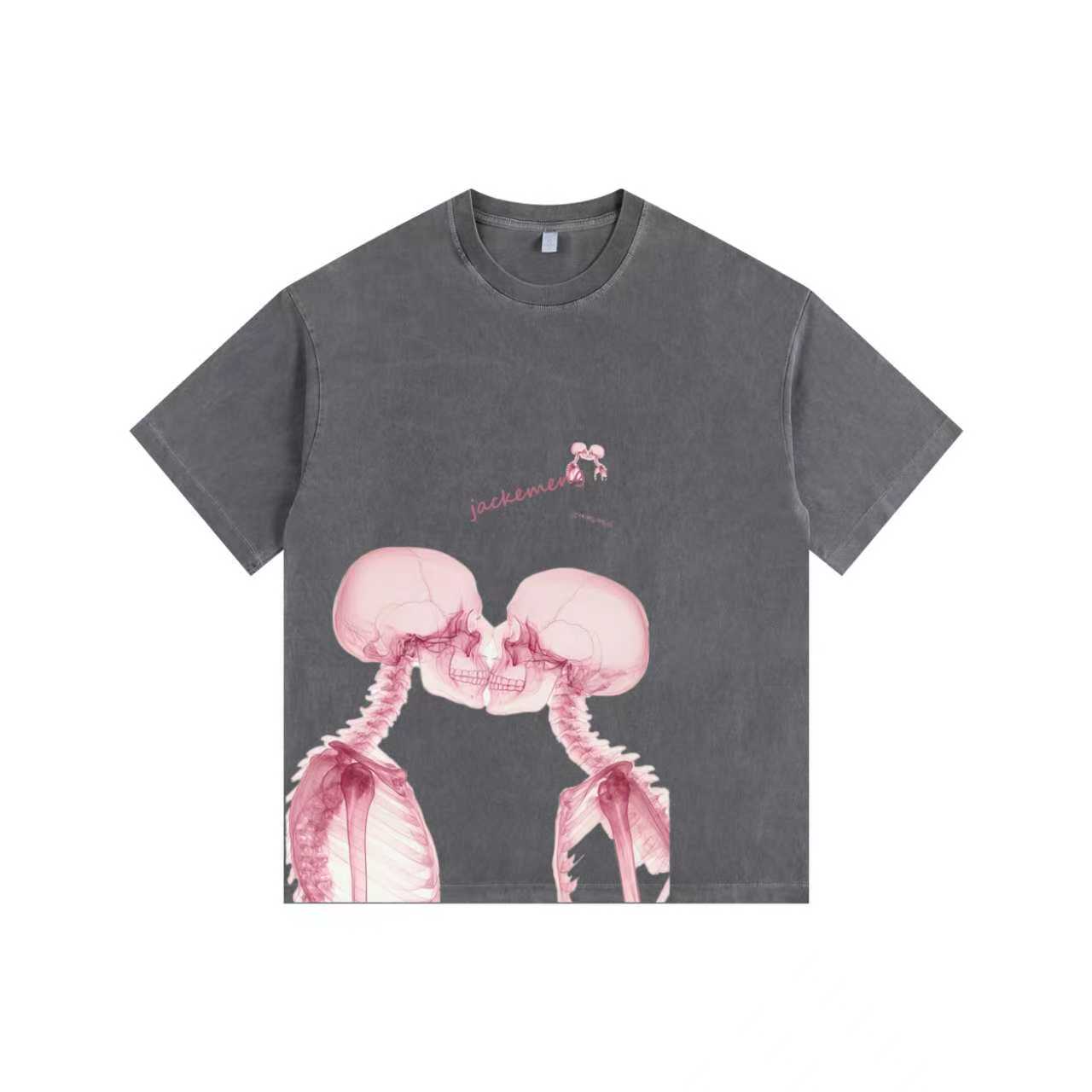 The Story of the Skull Vintage-Washed Oversized Tee – [Born To Defy]