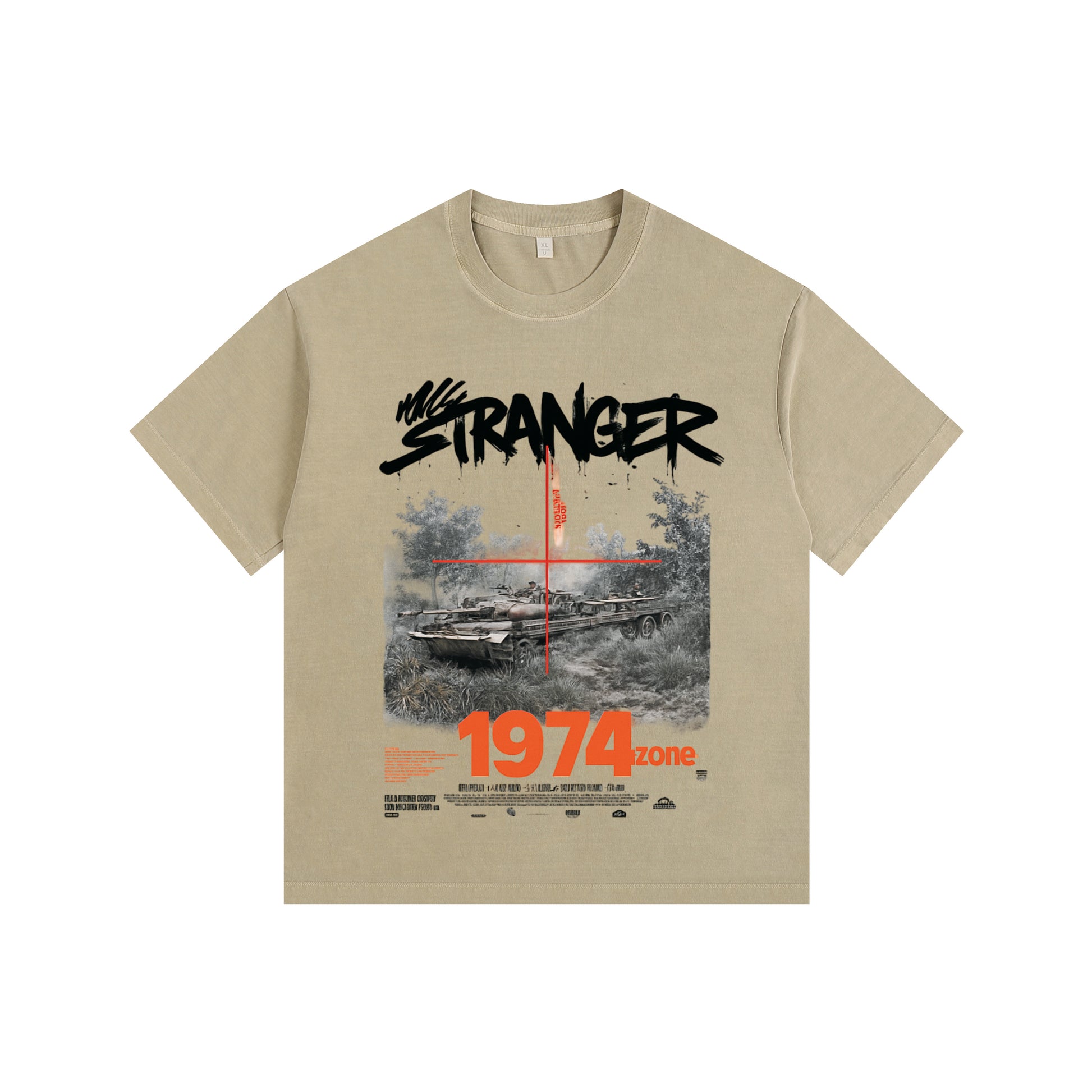 Armored Vintage-Washed Oversized T-shirt