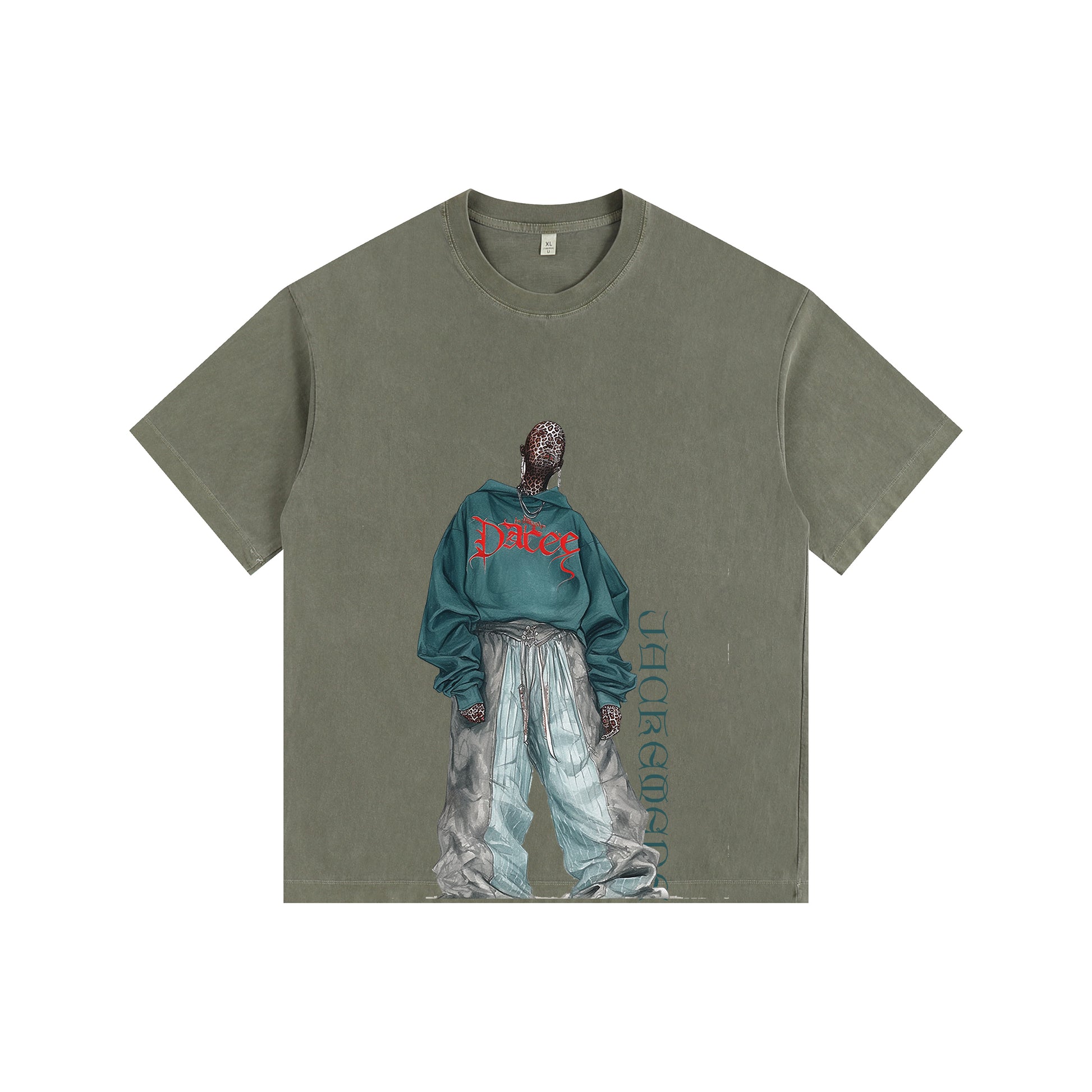 Spotted Muse Vintage-Washed Oversized Tee
