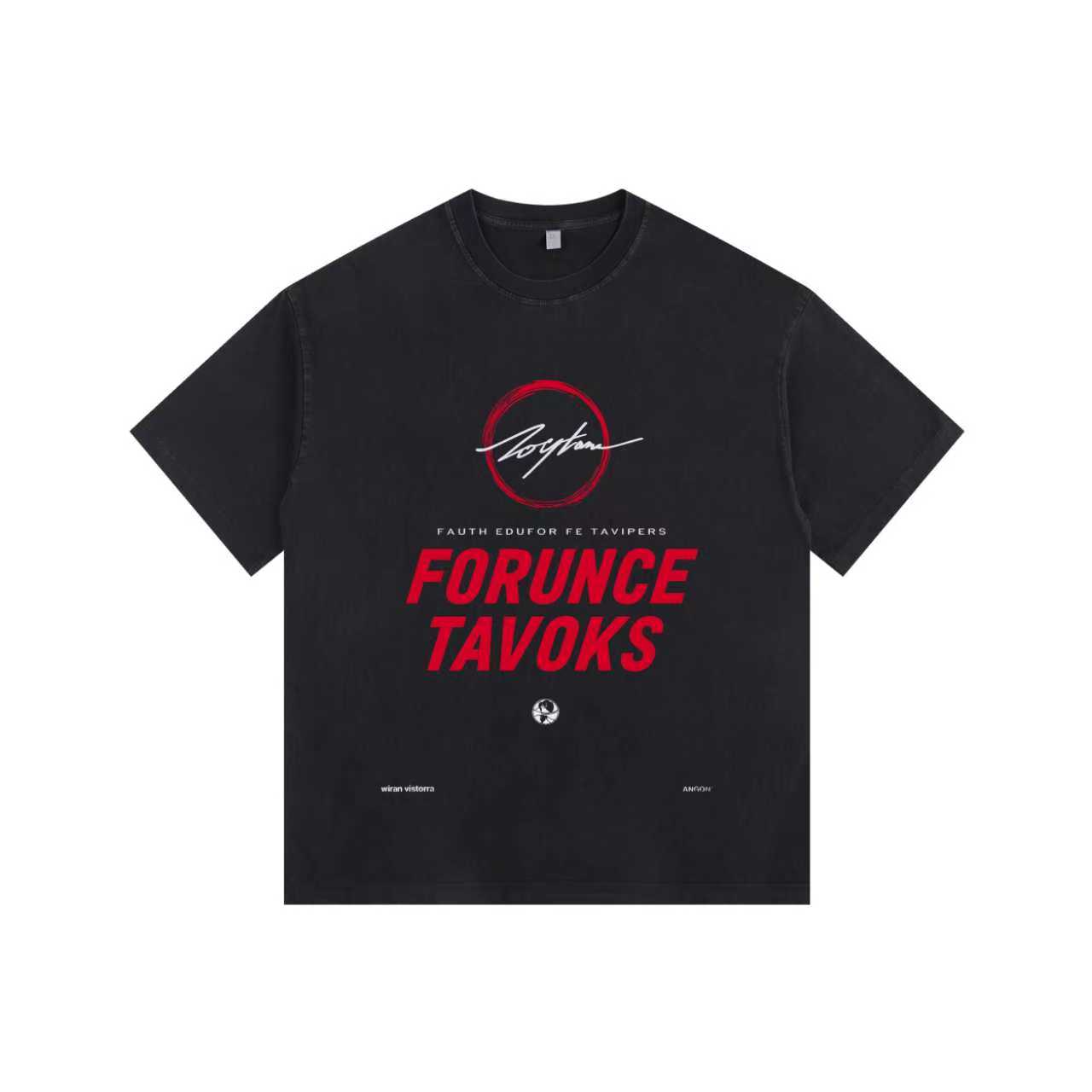 Technology Vintage-washed oversized T-shirt
