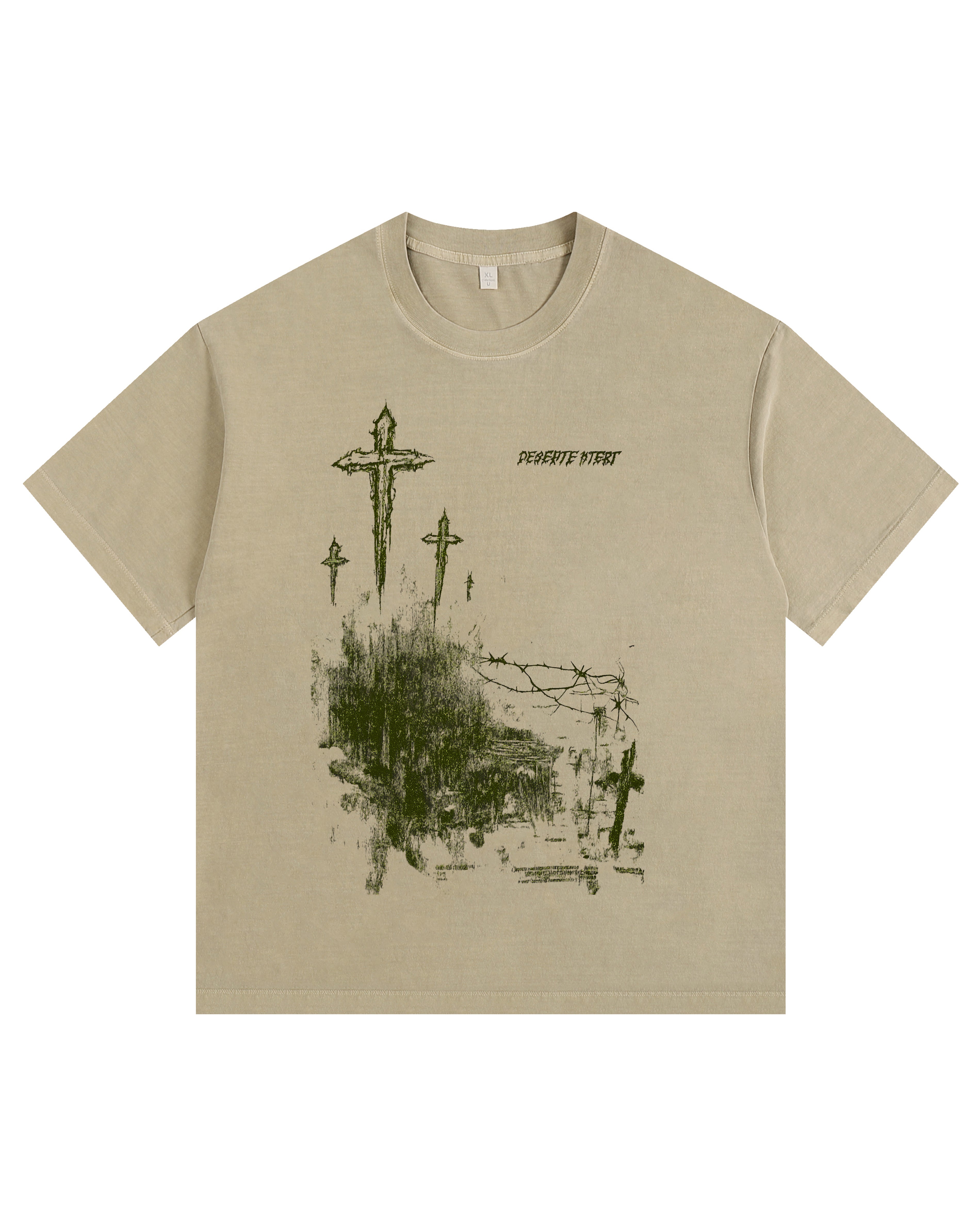 Thorm Cross Vintage-washed oversized T-shirt