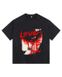 Shark Attack Vintage-washed oversized T-shirt