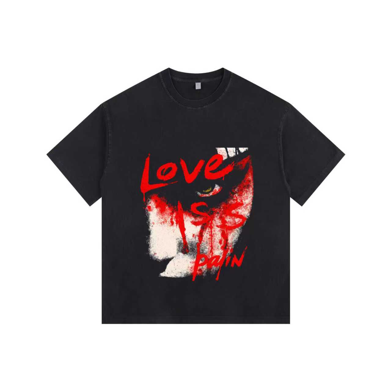 Shark Attack Vintage-washed oversized T-shirt