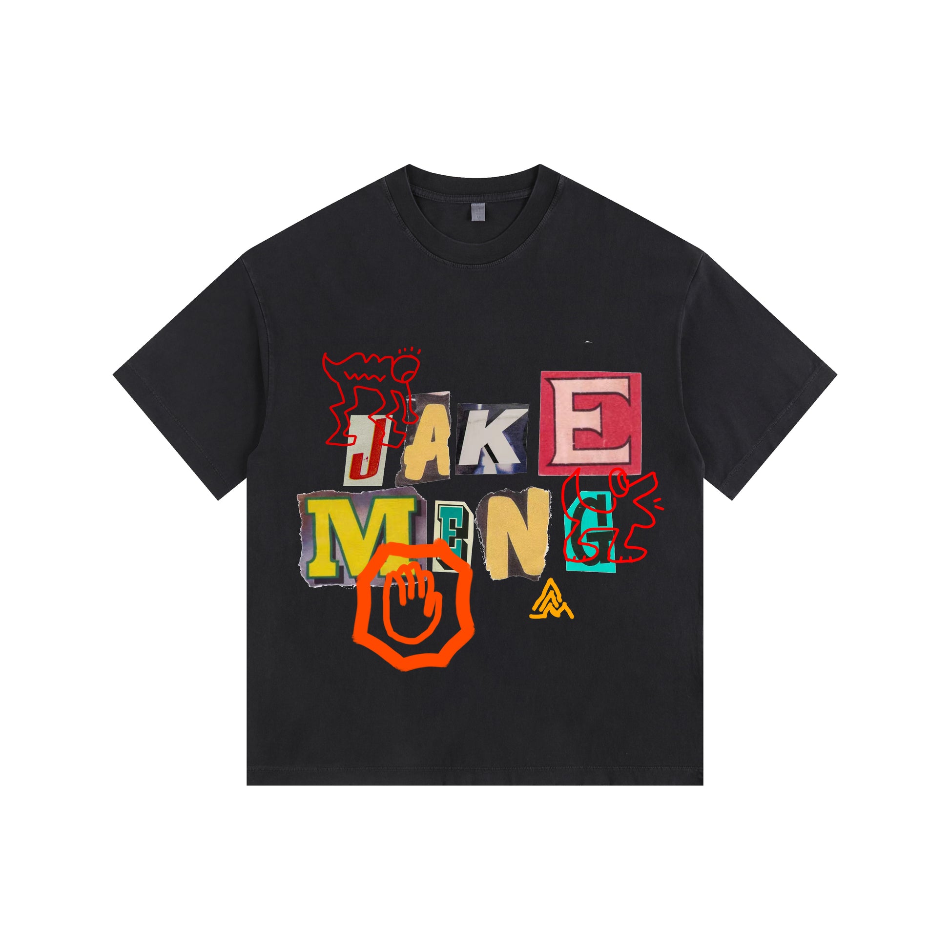 Who is JACKEMENG? Vintage-Washed Oversized Tee – [The Recounted Cloth]
