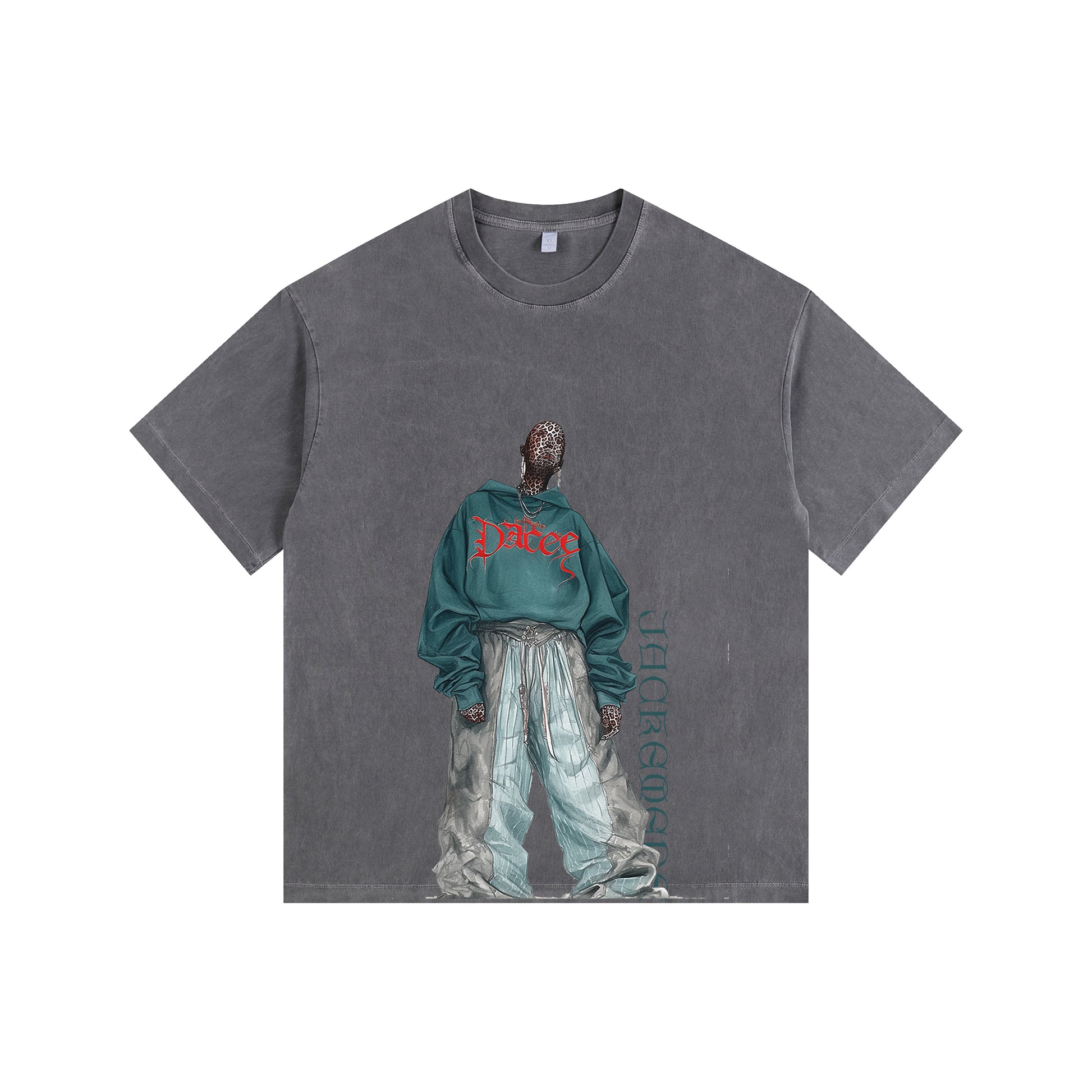 Spotted Muse Vintage-Washed Oversized Tee