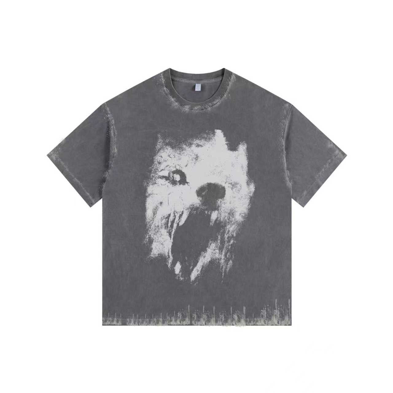 Beast Vintage-Washed Oversized T-shirt – [Oxide Union]