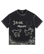 Strange creature Vintage-Washed Oversized Tee – [Oxide Union]