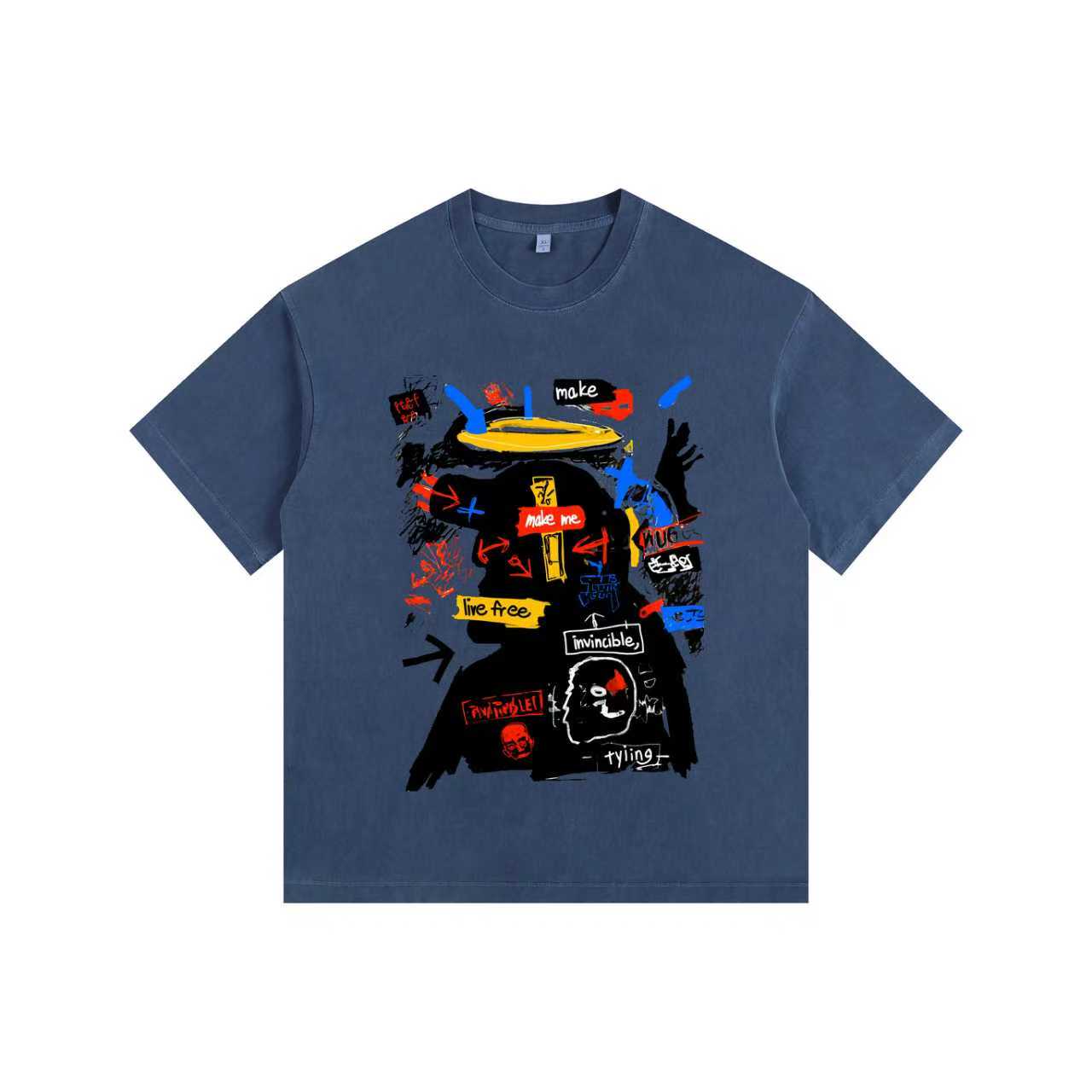 Rebel Angel Vintage-Washed  Tee – [Born To Defy]