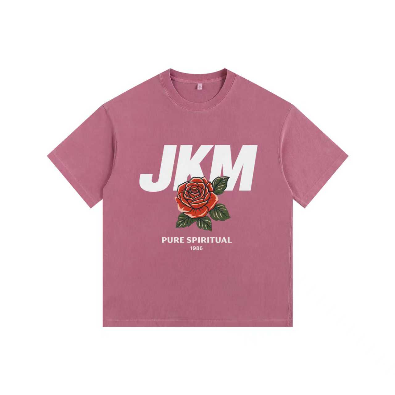 JKM Rose Vintage-washed oversized T-shirt