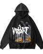 Death Vintage-Washed  Hoodie – [Halloween🎃]