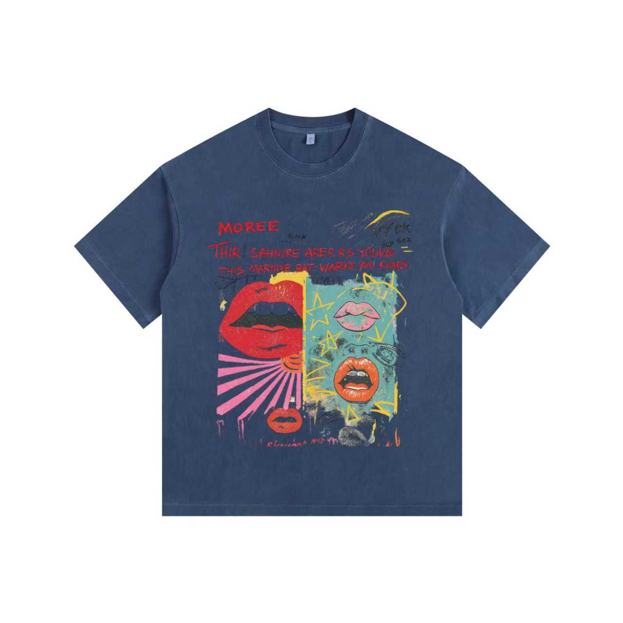 Street-Inspired Elements Vintage-washed oversized T-shirt