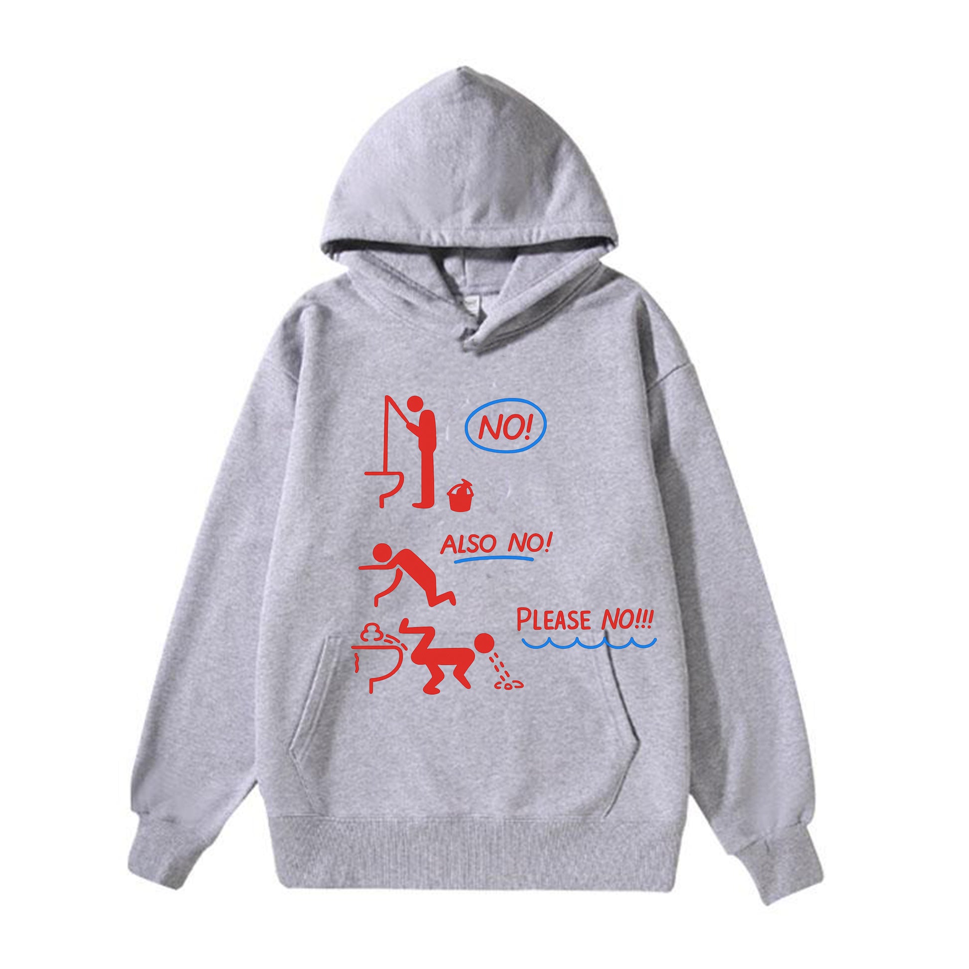 No Fishing in the Toilet Bowl ! Vintage-Washed  Hoodie