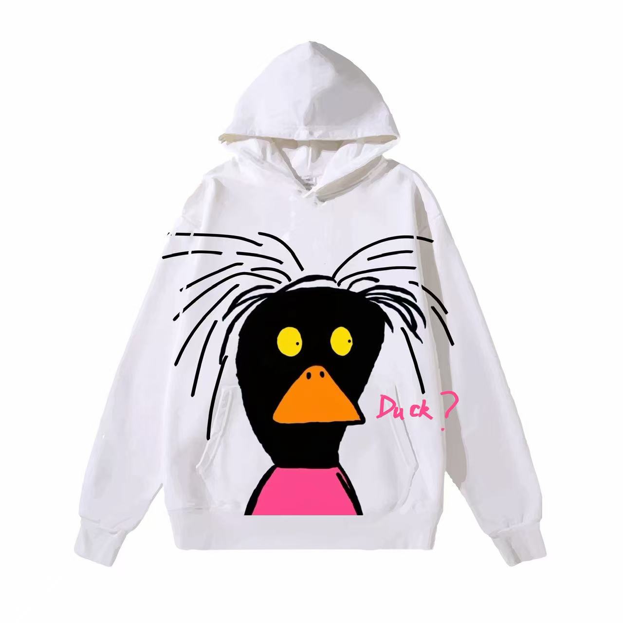 Bizarre Cartoon Vintage-Washed  Hoodie - [The Recounted Cloth]