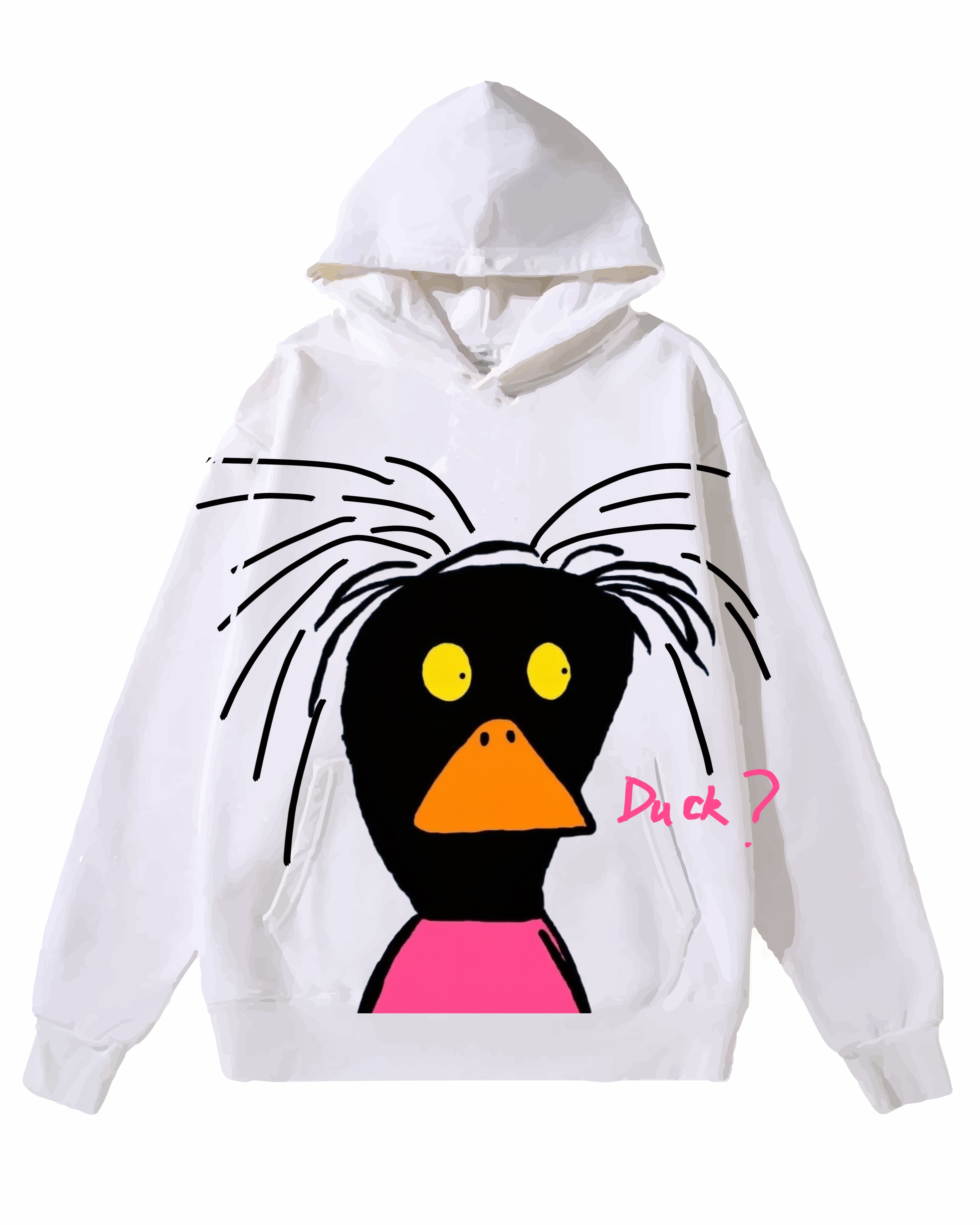 Bizarre Cartoon Vintage-Washed  Hoodie - [The Recounted Cloth]