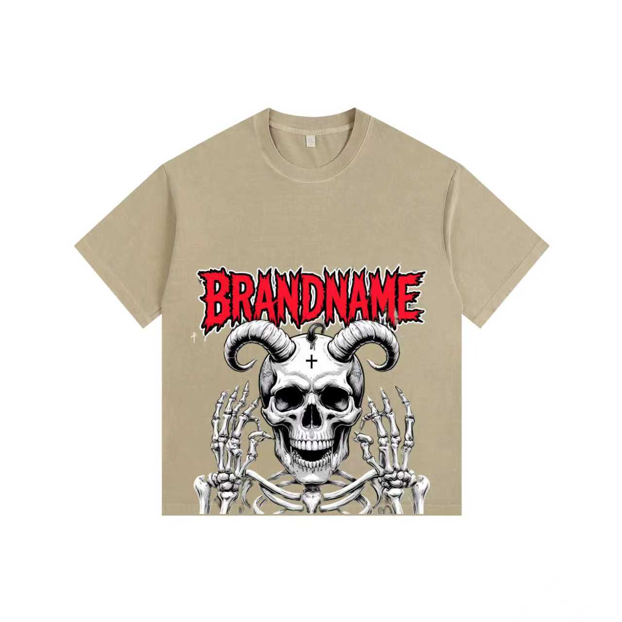 Satan Force Vintage-washed oversized T-shirt
