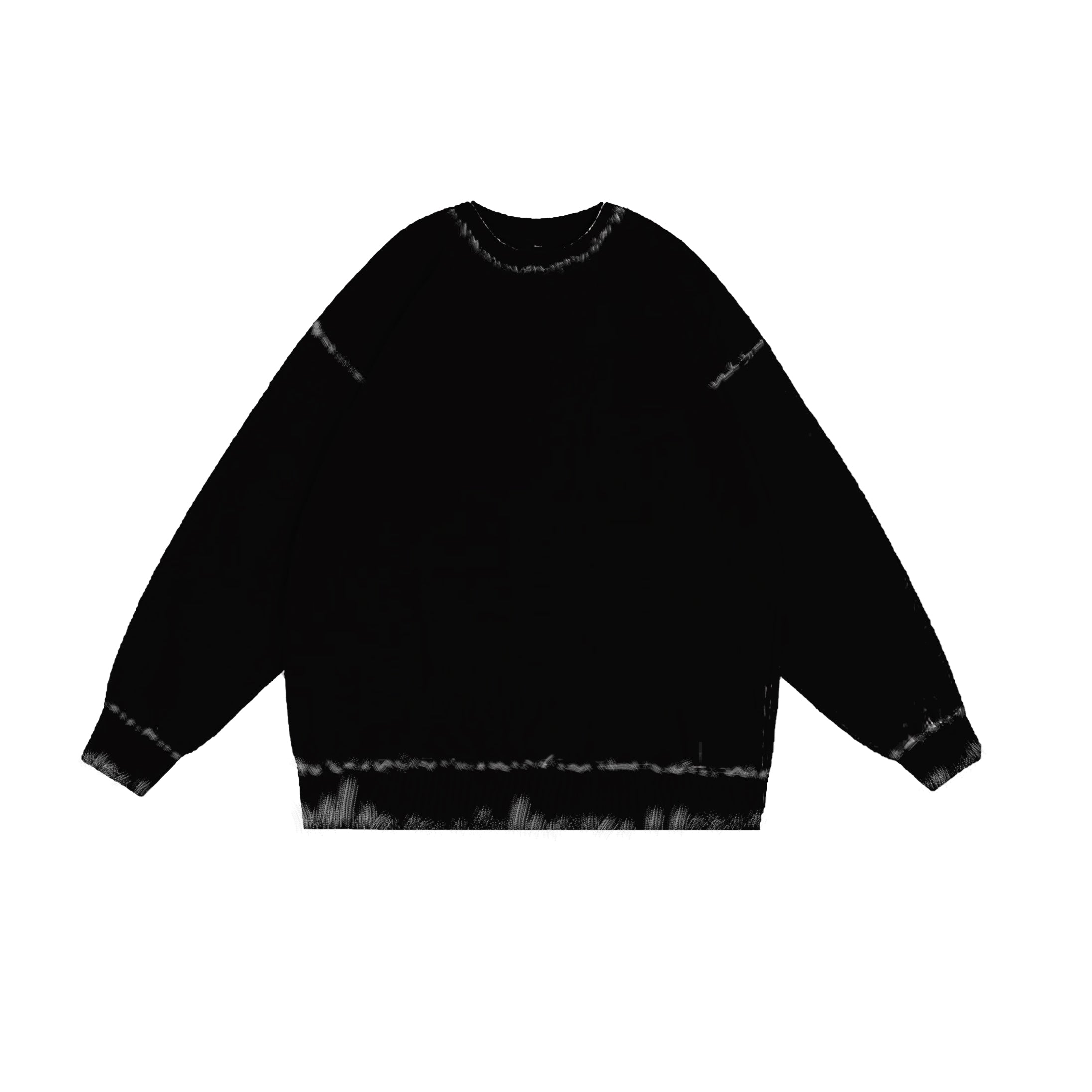 Monster Vintage-Washed Oversized Sweatshirt – [Oxide Union]