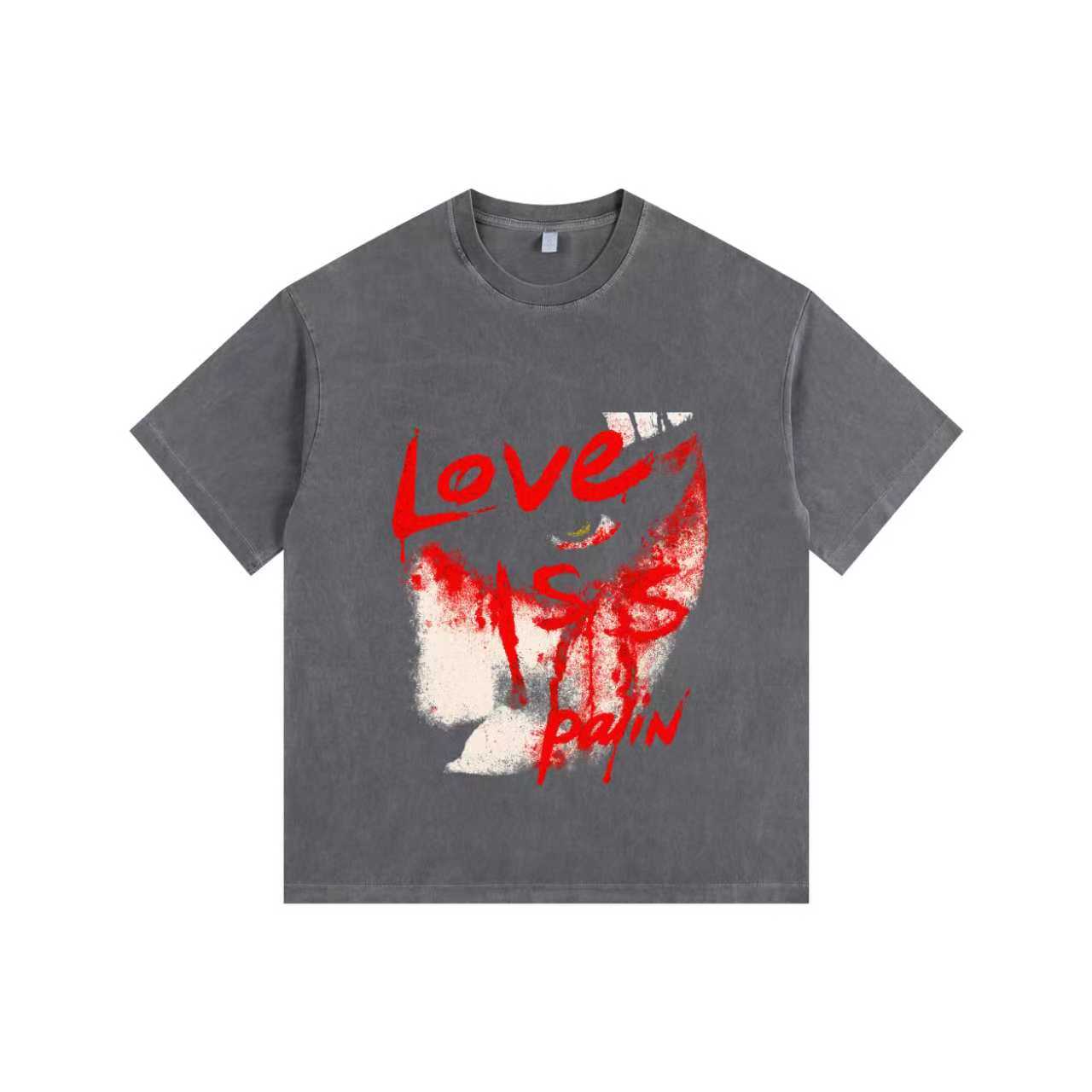 Shark Attack Vintage-washed oversized T-shirt
