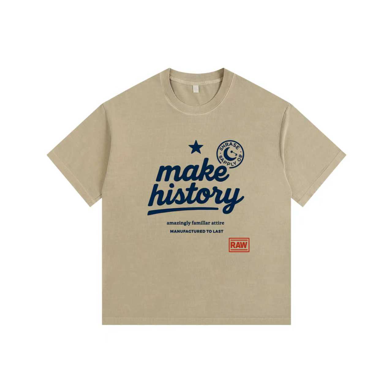 Letter Vintage-washed oversized T-shirt