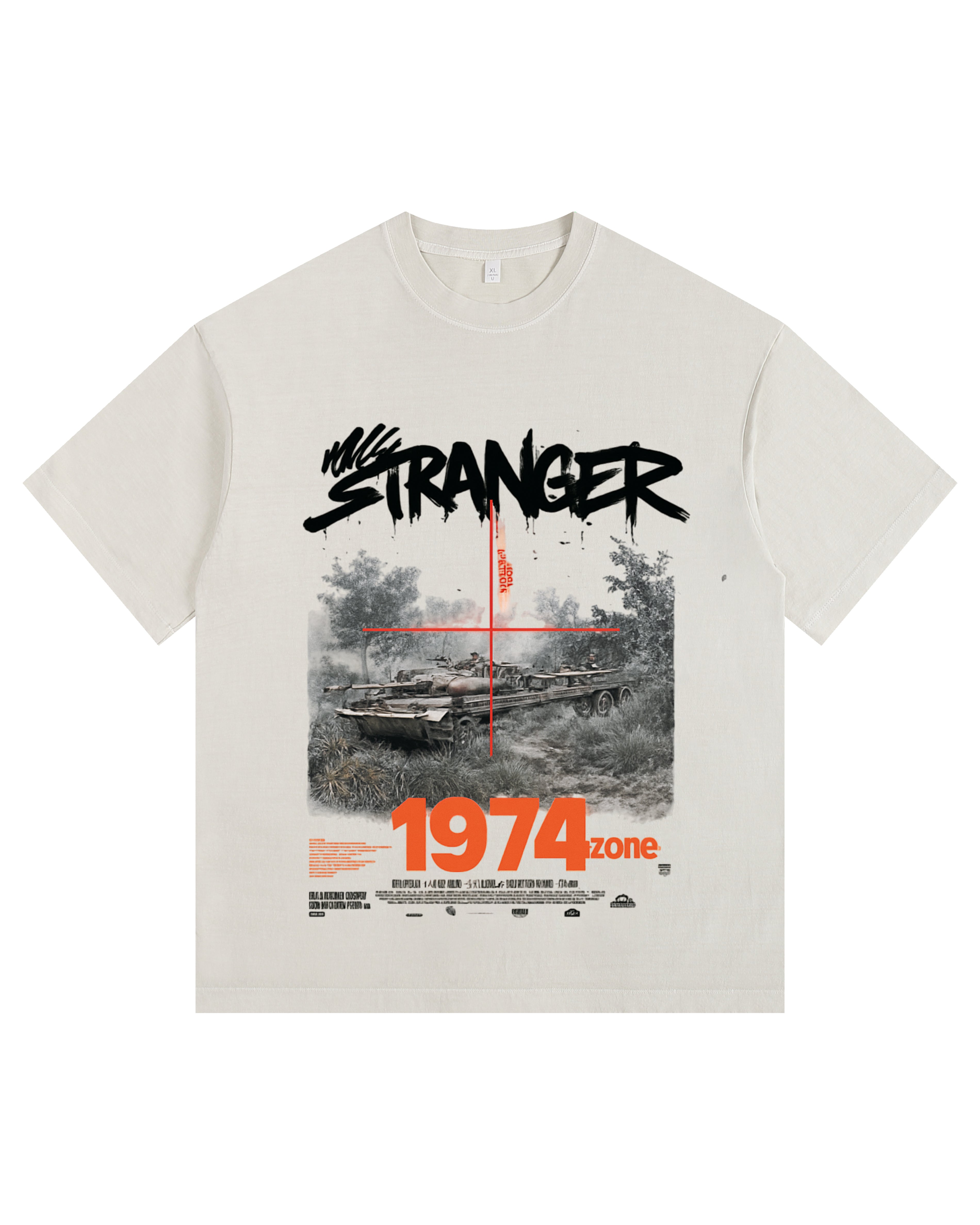 Armored Vintage-Washed Oversized T-shirt