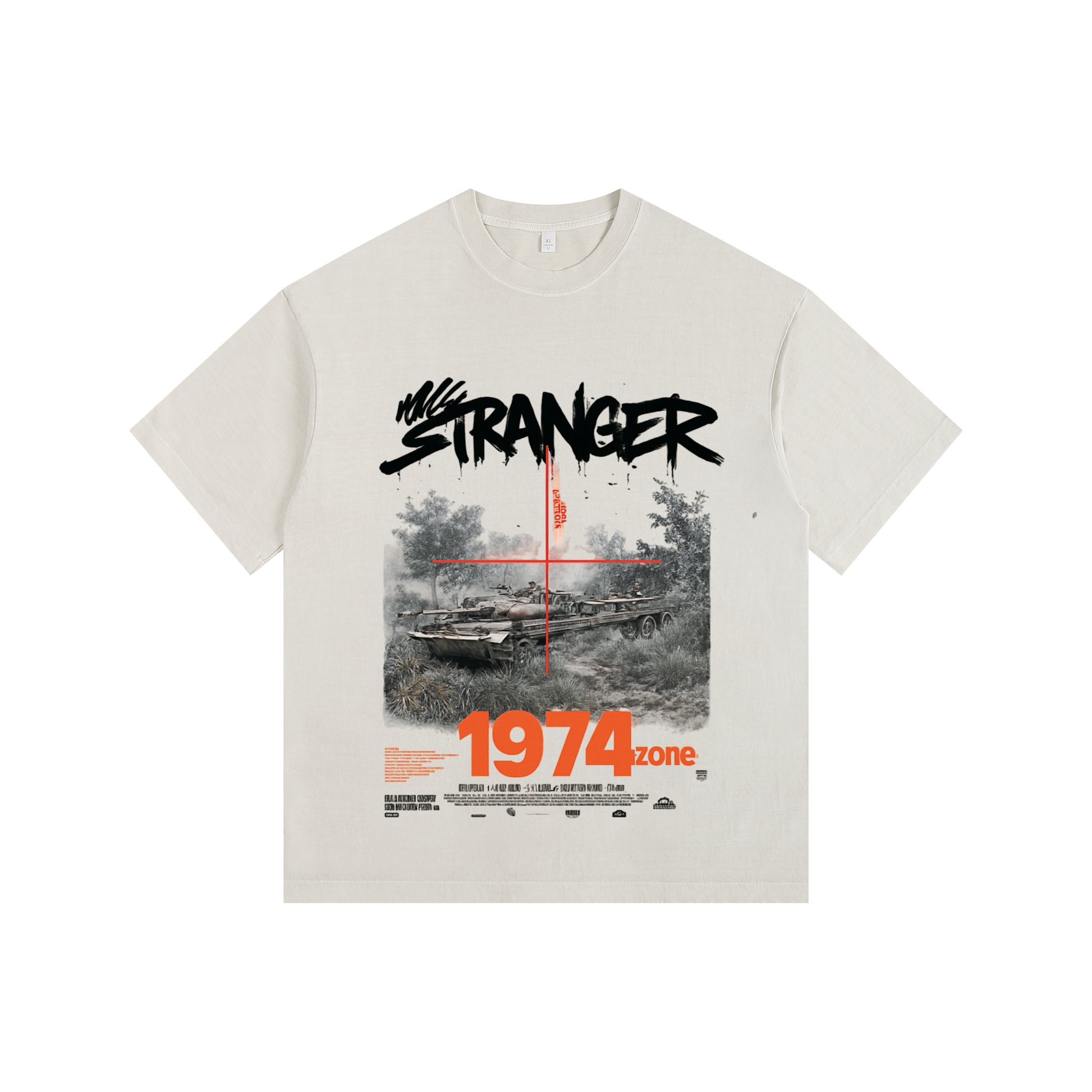 Armored Vintage-Washed Oversized T-shirt