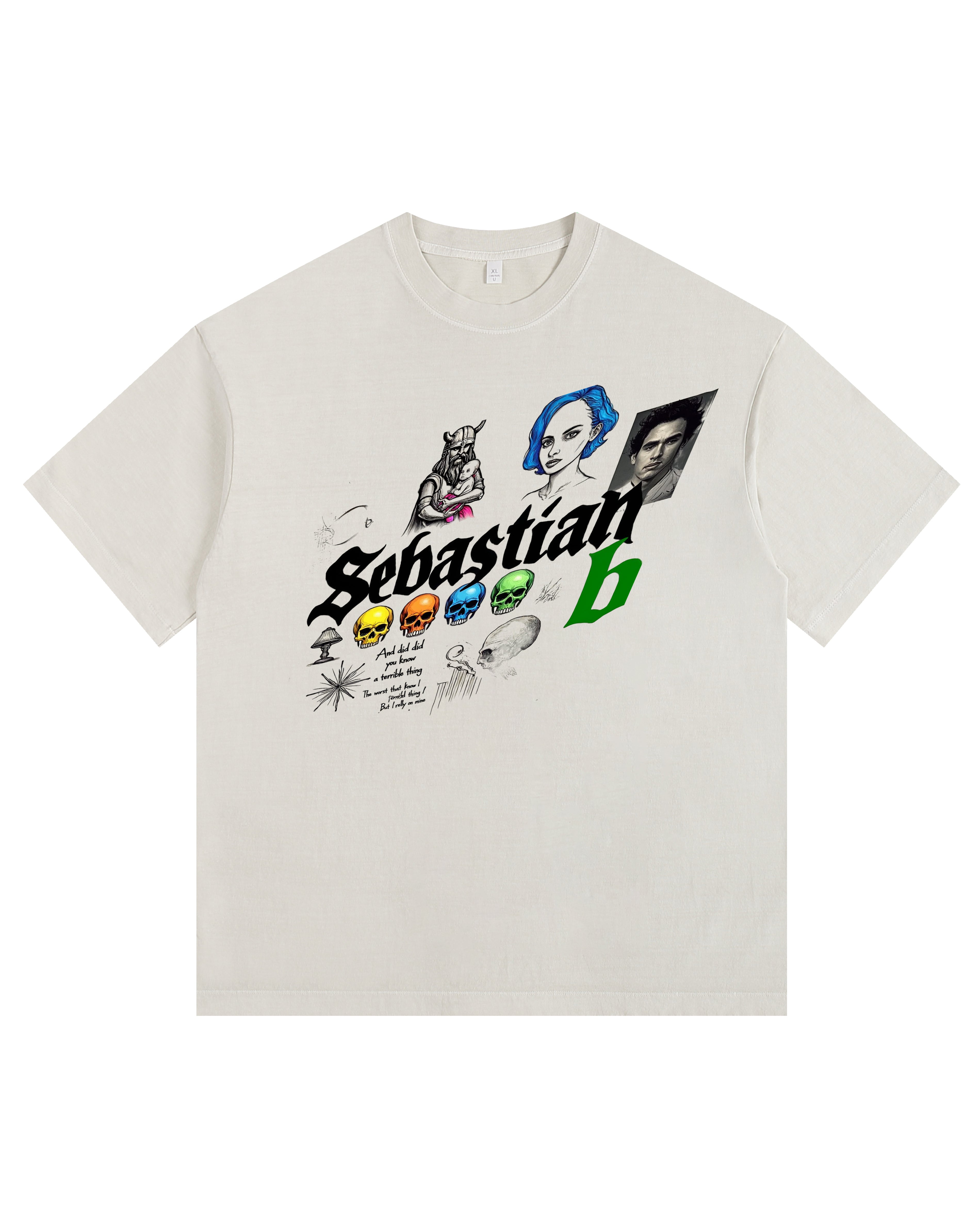 Sebastian Vintage-washed oversized T-shirt