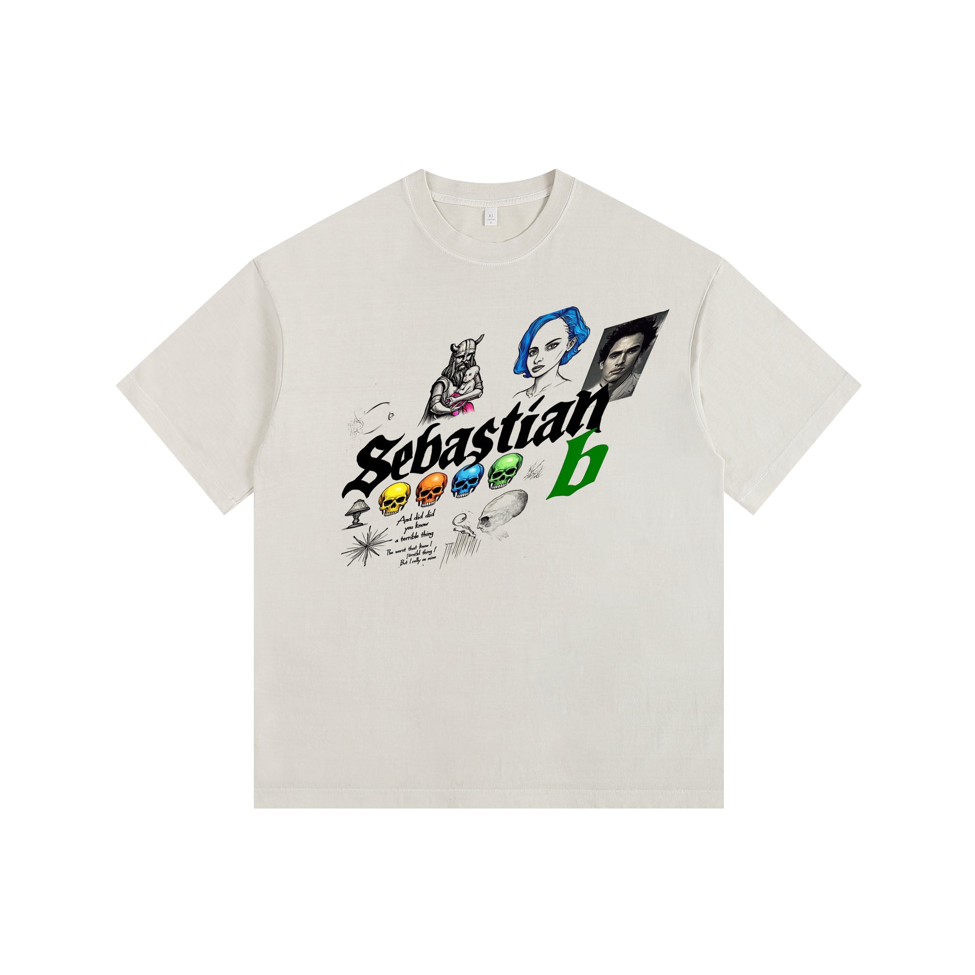 Sebastian Vintage-washed oversized T-shirt