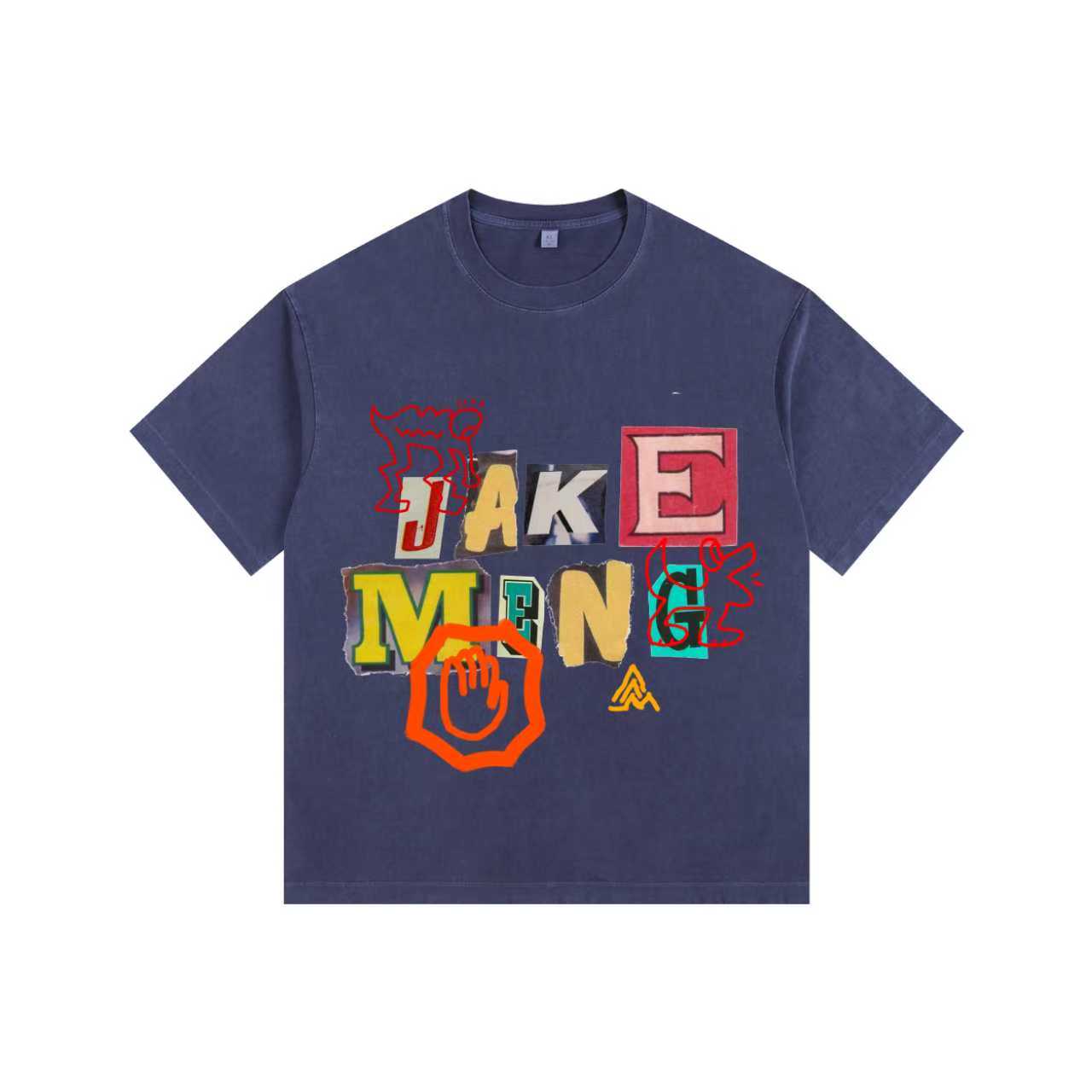 Who is JACKEMENG? Vintage-Washed Oversized Tee – [The Recounted Cloth]