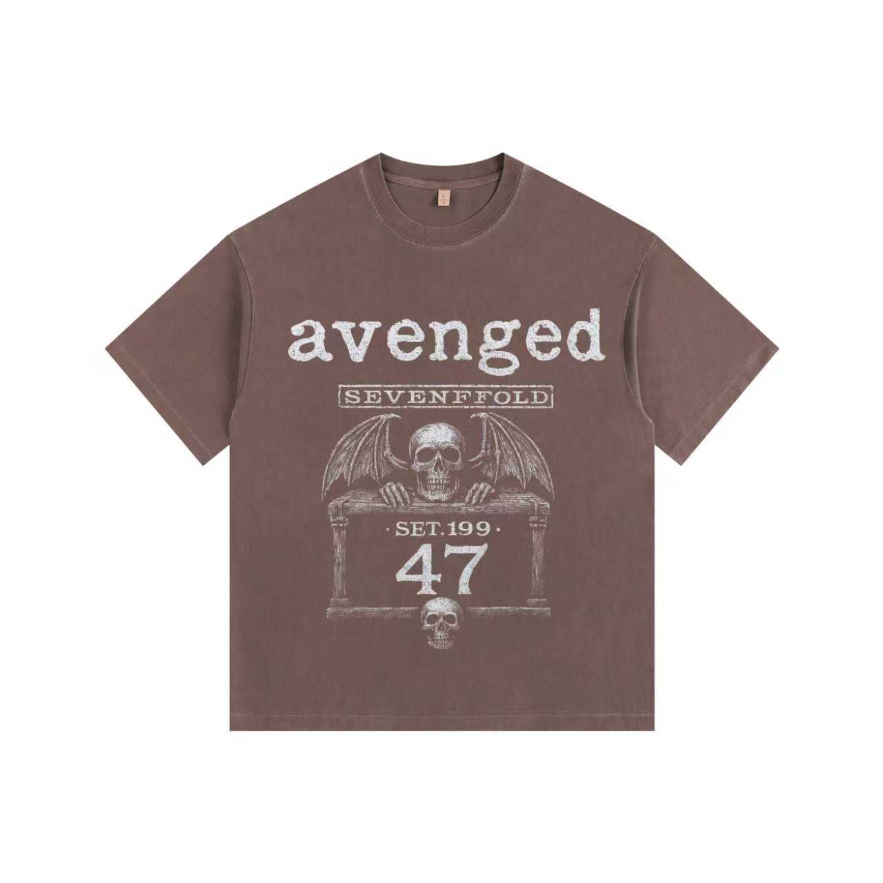Death's Wooden Box Vintage-washed oversized T-shirt