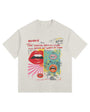 Street-Inspired Elements Vintage-washed oversized T-shirt