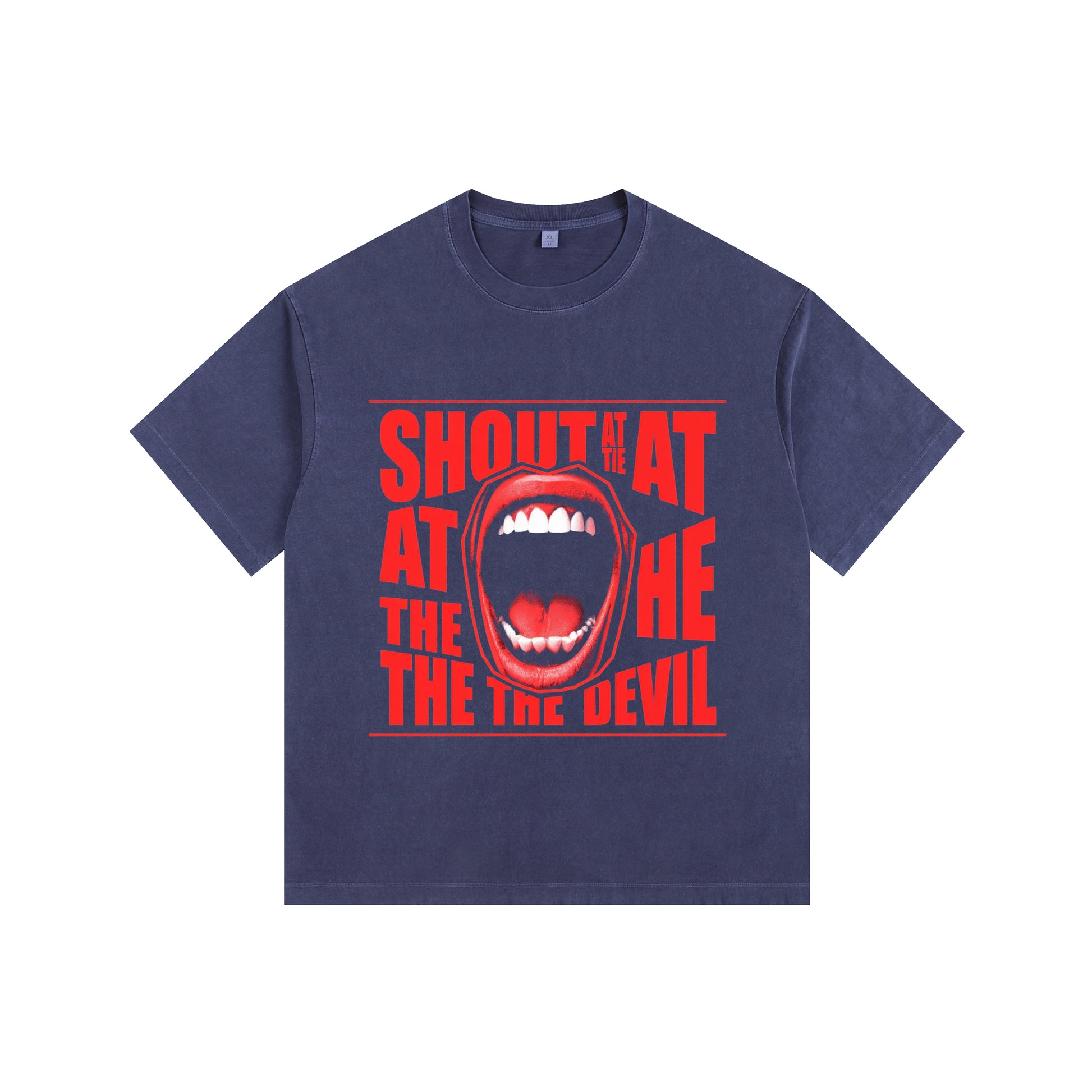 CLUBLIP Vintage-washed oversized T-shirt
