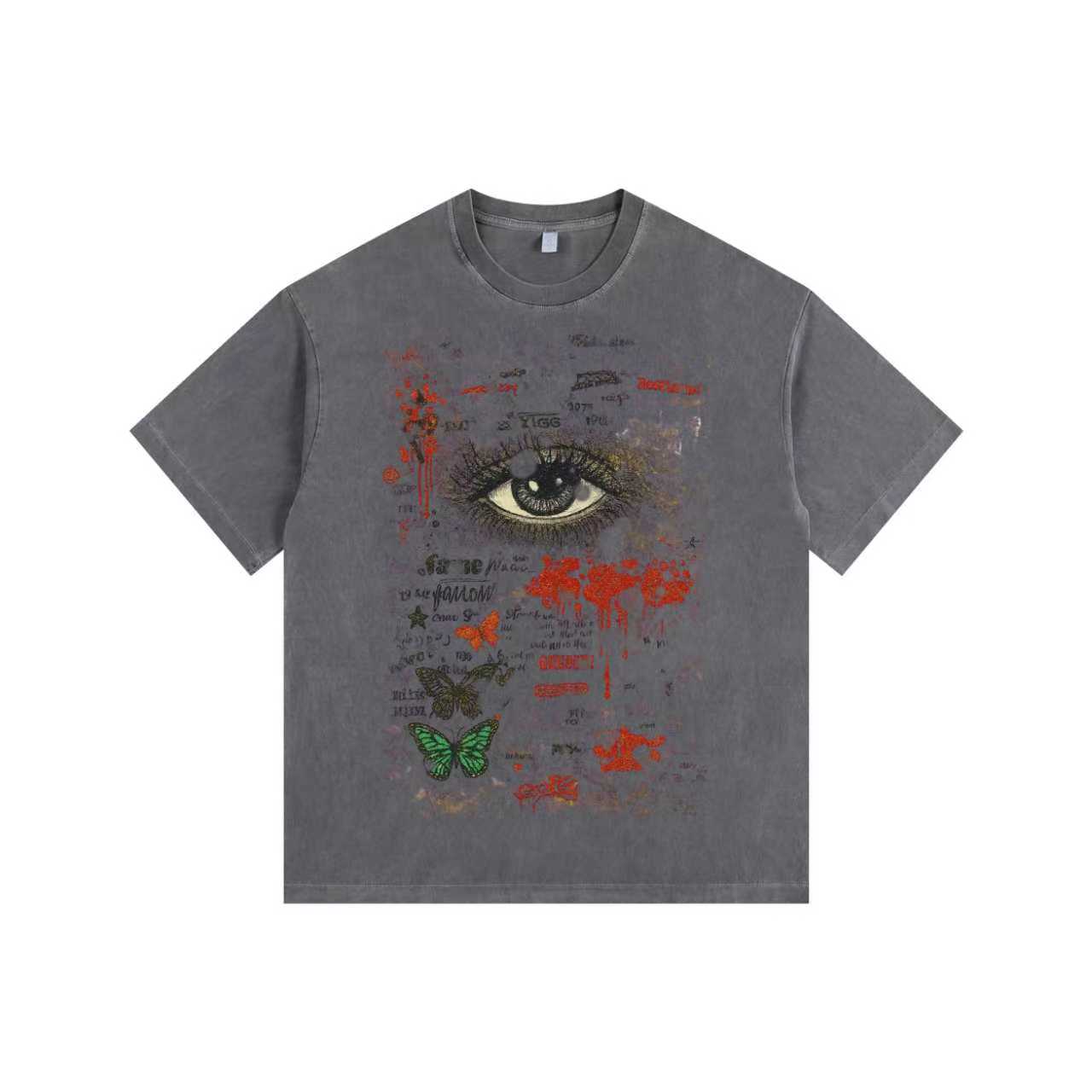 Street Gaze Vintage-washed oversized T-shirt