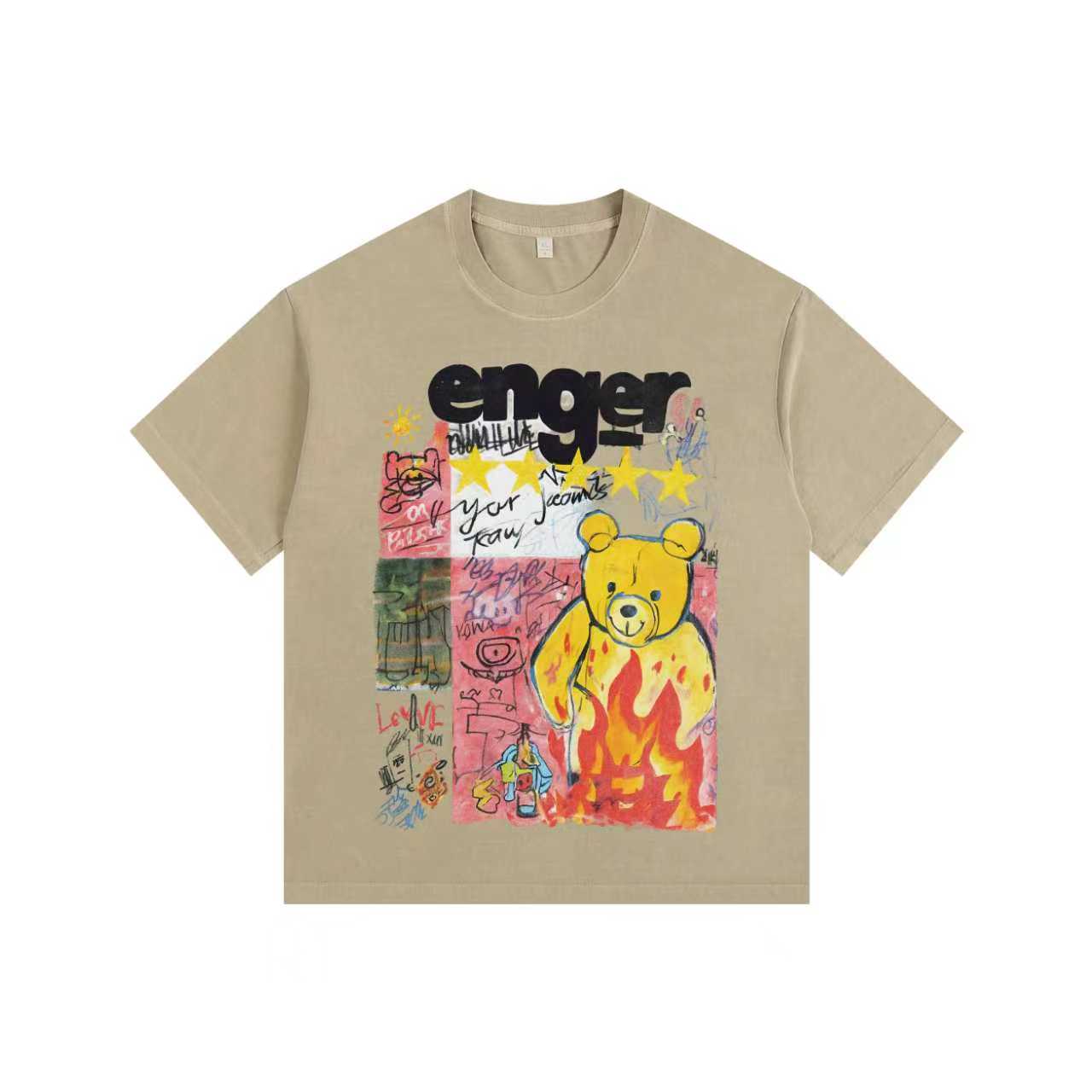 BlazeBear Vintage-washed oversized T-shirt