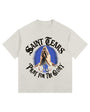 Palms Together Vintage-Washed Oversized T-shirt