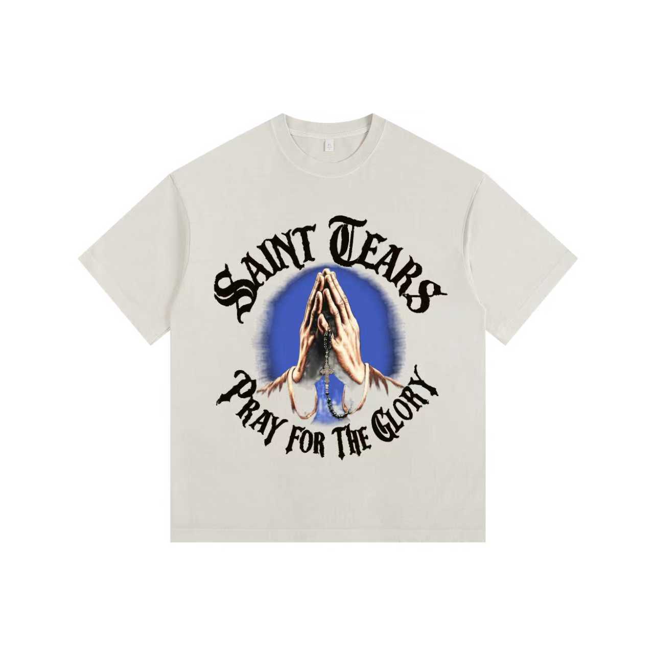 Palms Together Vintage-Washed Oversized T-shirt