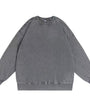 Solid color  Vintage-Washed Oversized sweatshirt