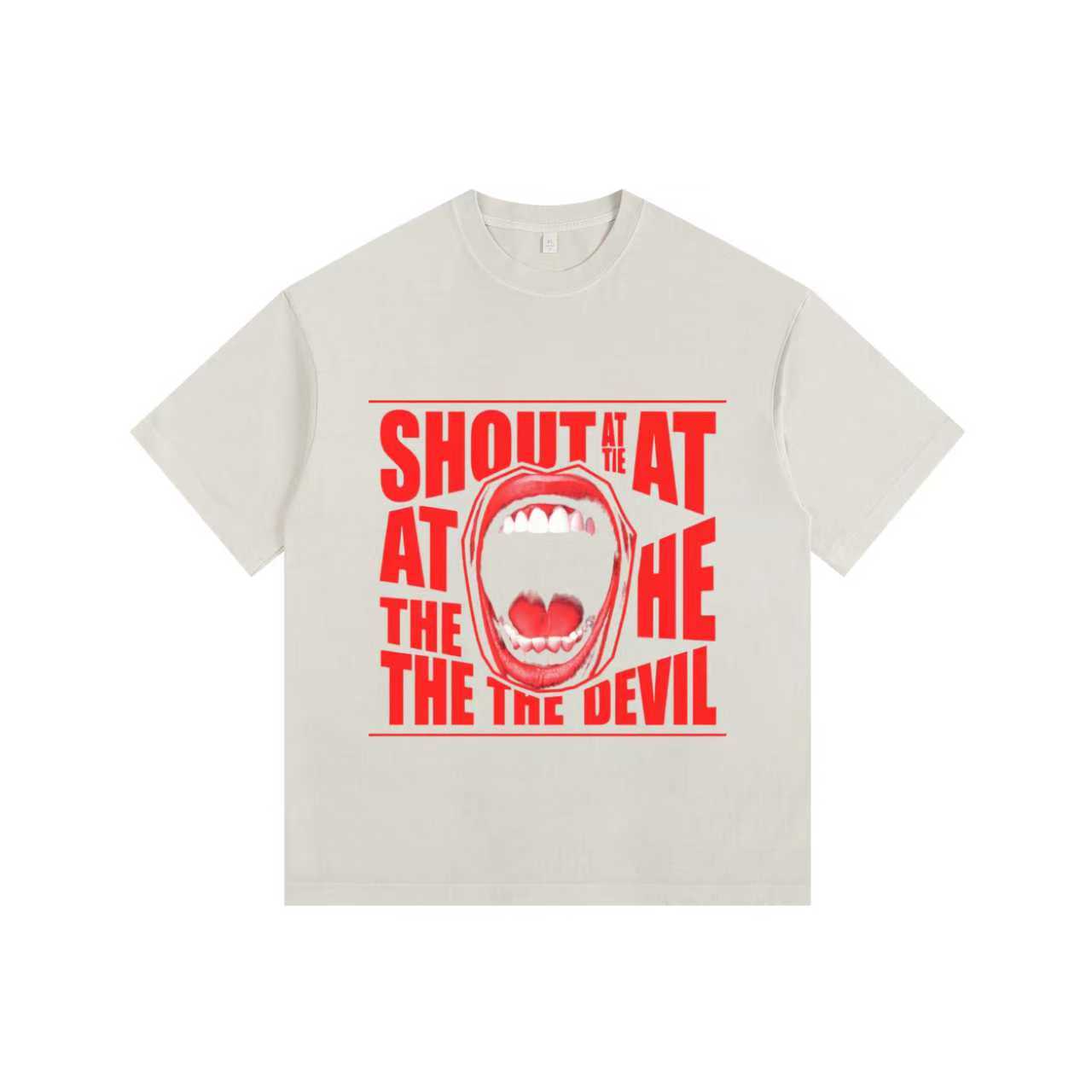 CLUBLIP Vintage-washed oversized T-shirt