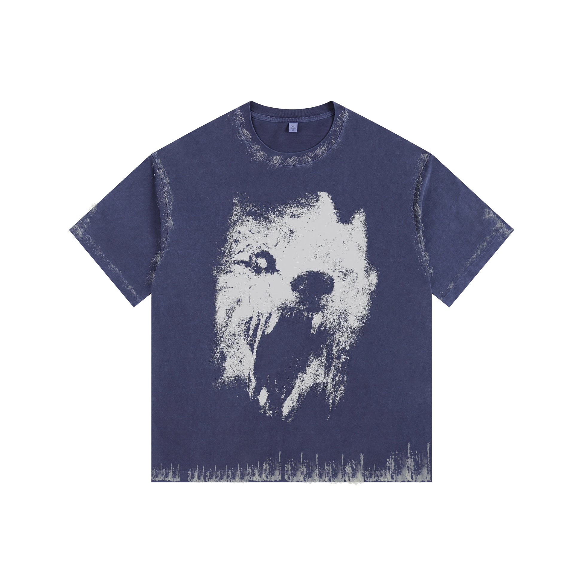 Beast Vintage-Washed Oversized T-shirt – [Oxide Union]