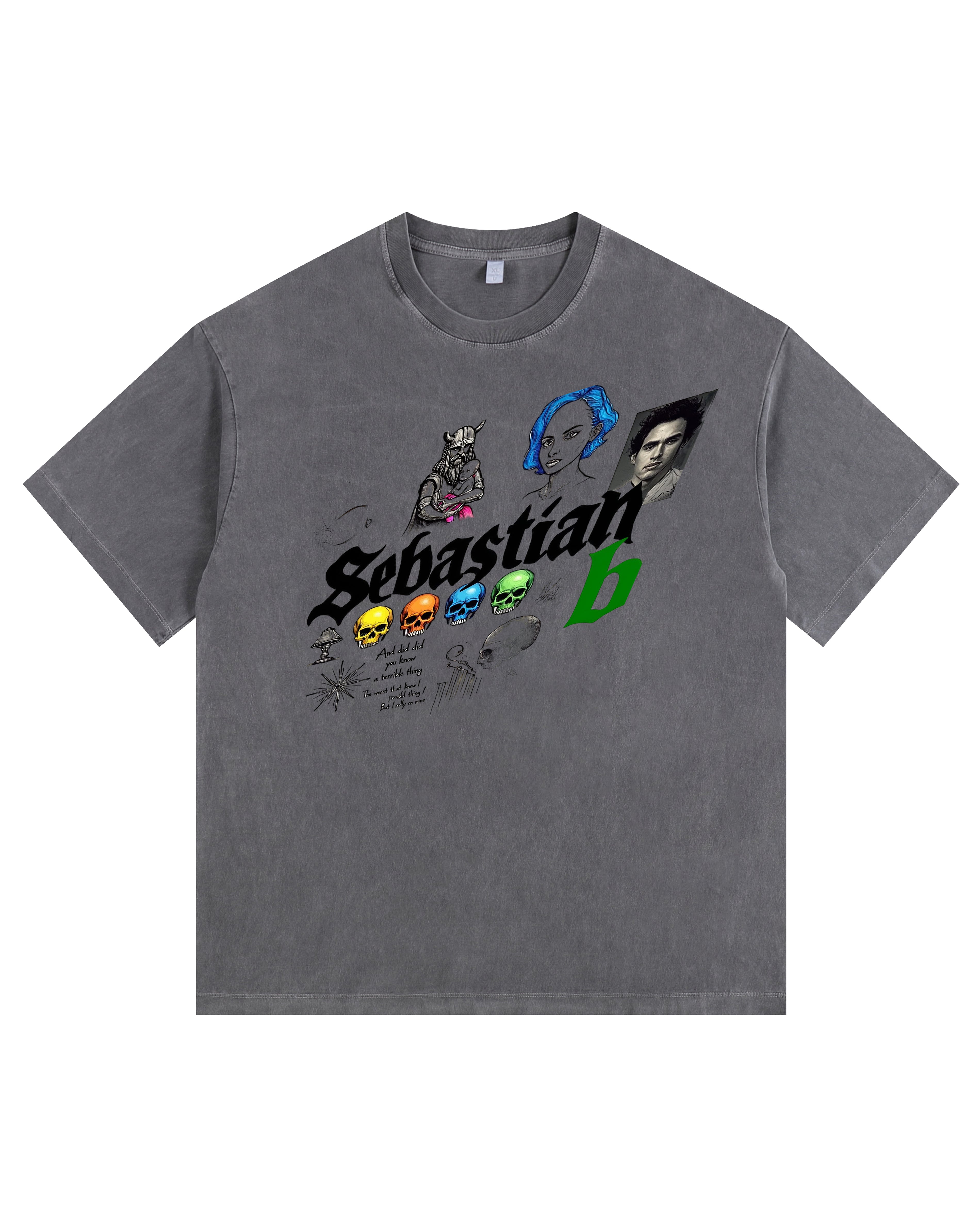 Sebastian Vintage-washed oversized T-shirt