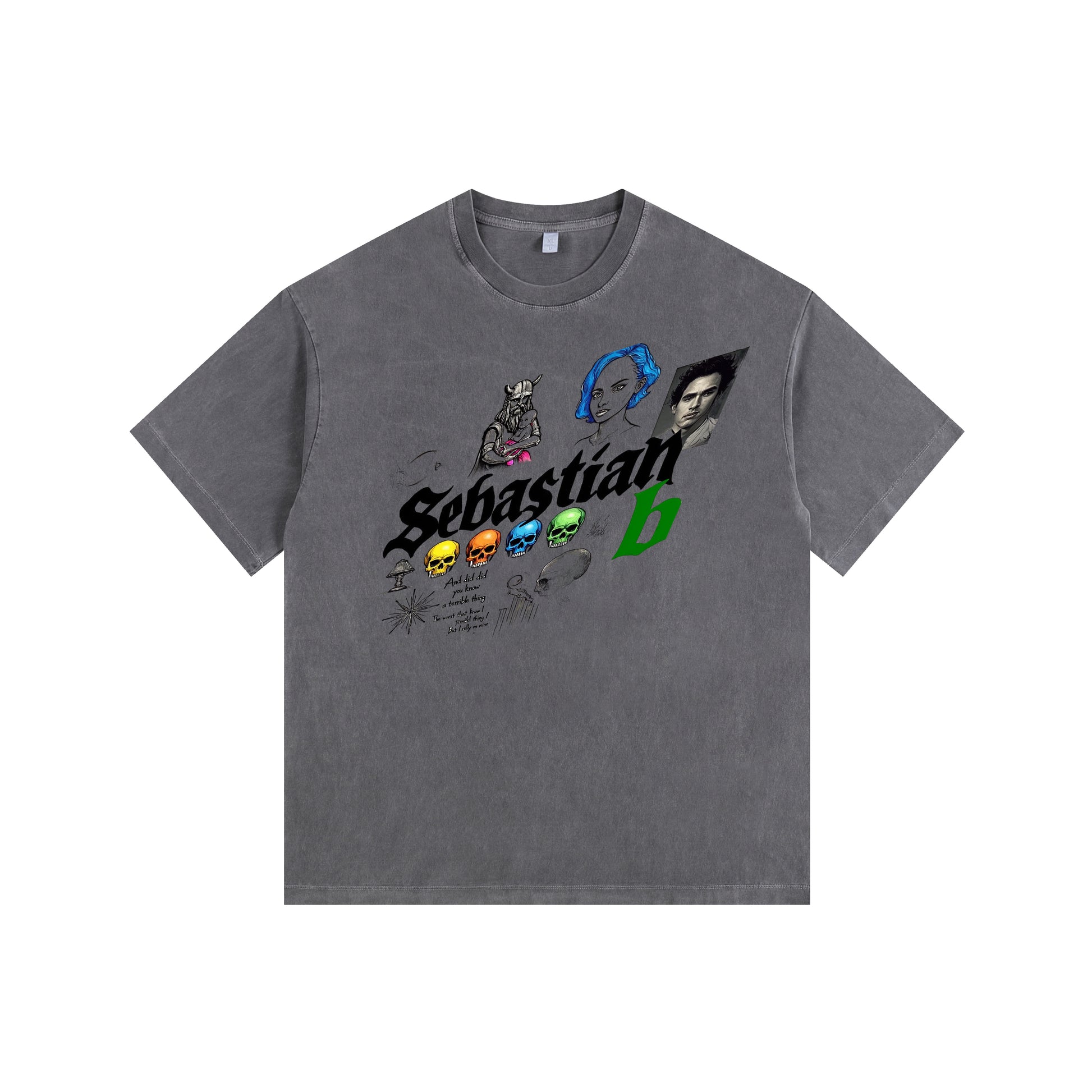 Sebastian Vintage-washed oversized T-shirt