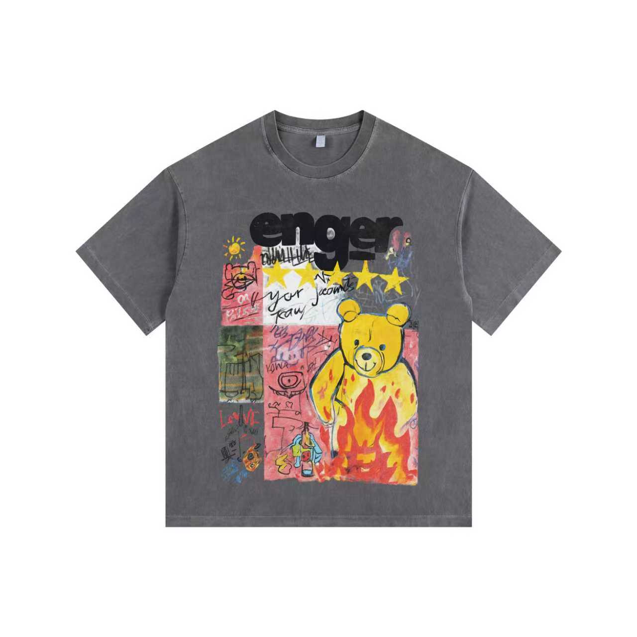 BlazeBear Vintage-washed oversized T-shirt