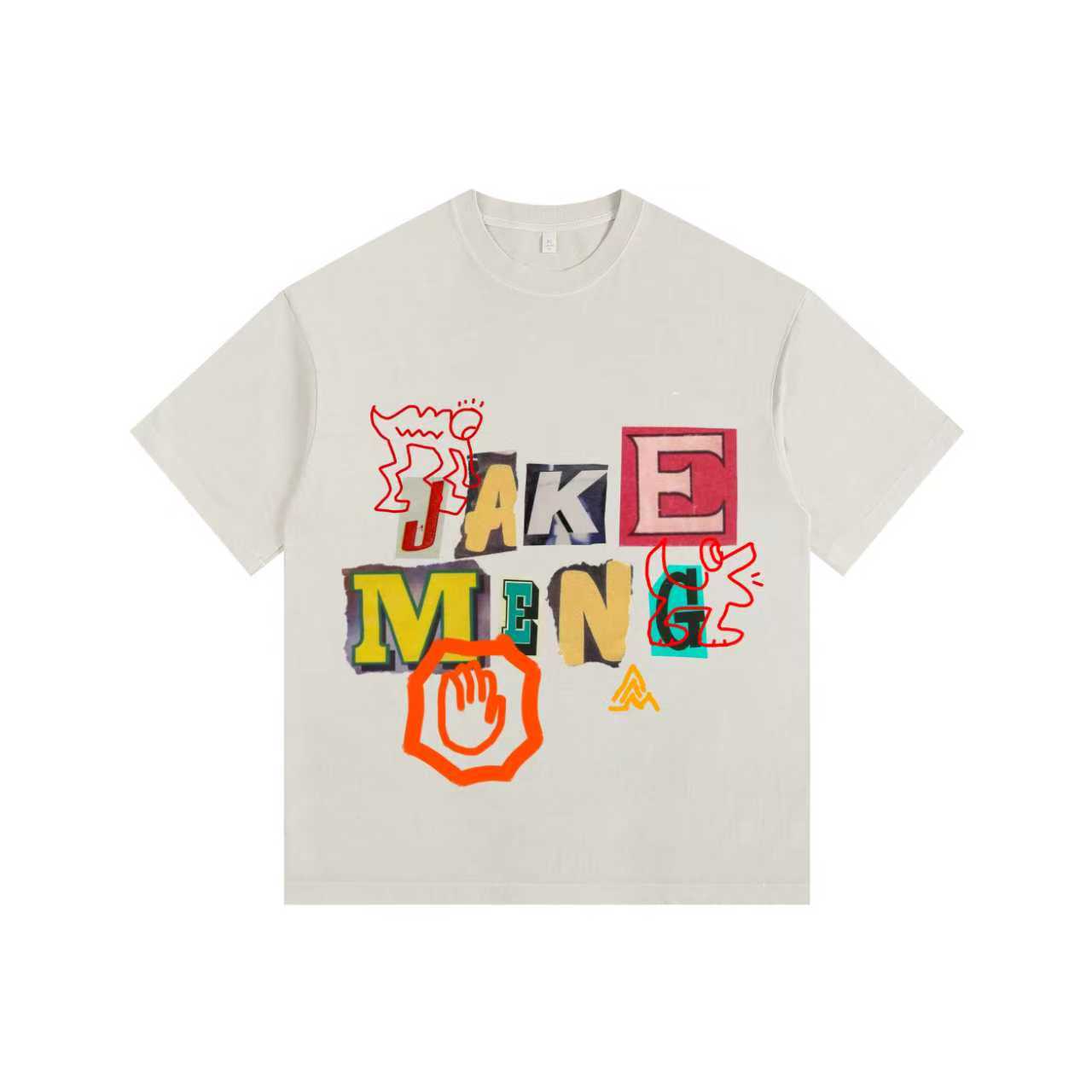 Who is JACKEMENG? Vintage-Washed Oversized Tee – [The Recounted Cloth]