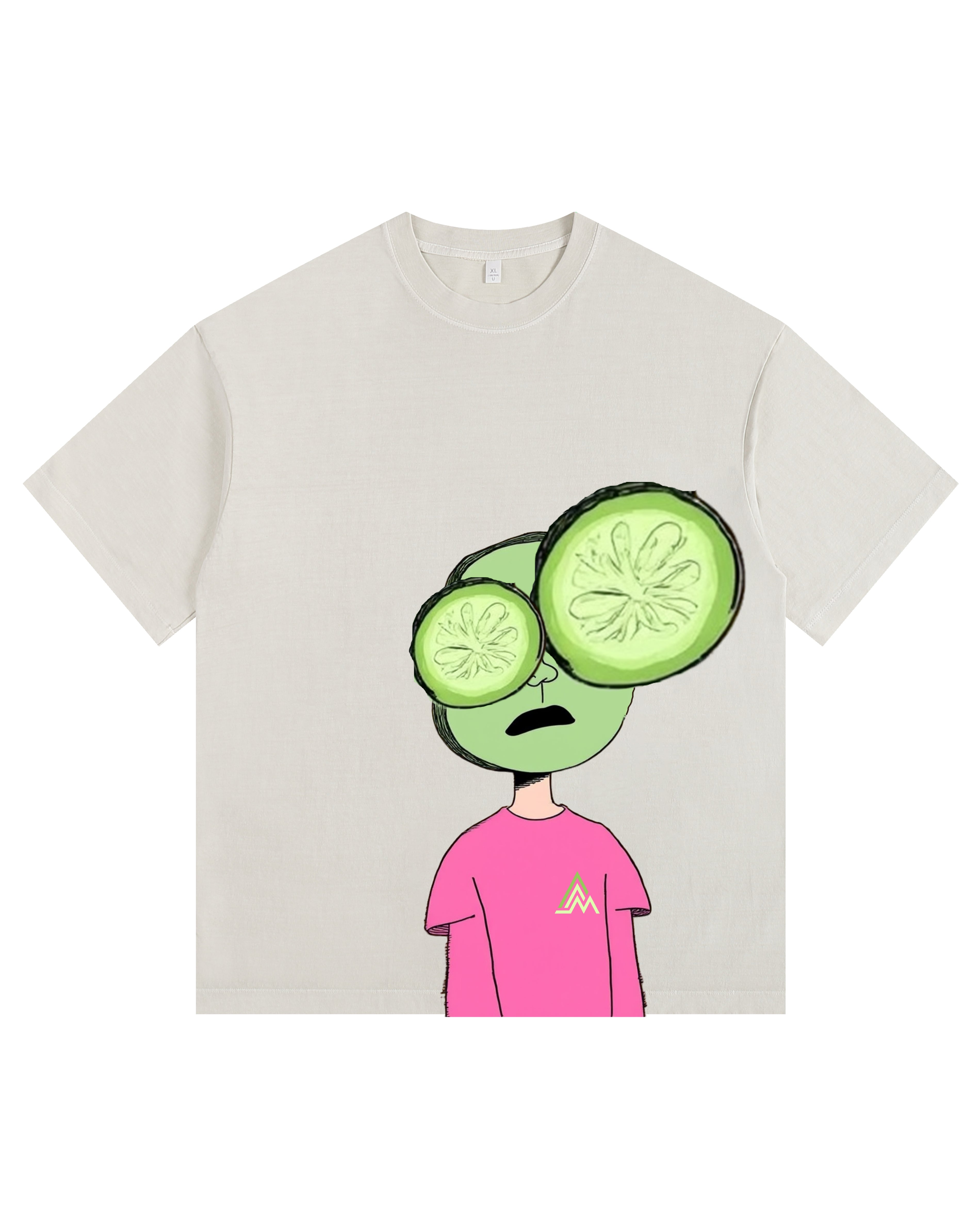 Bizarre Cartoon Vintage-washed oversized T-shirt - [The Recounted Cloth]