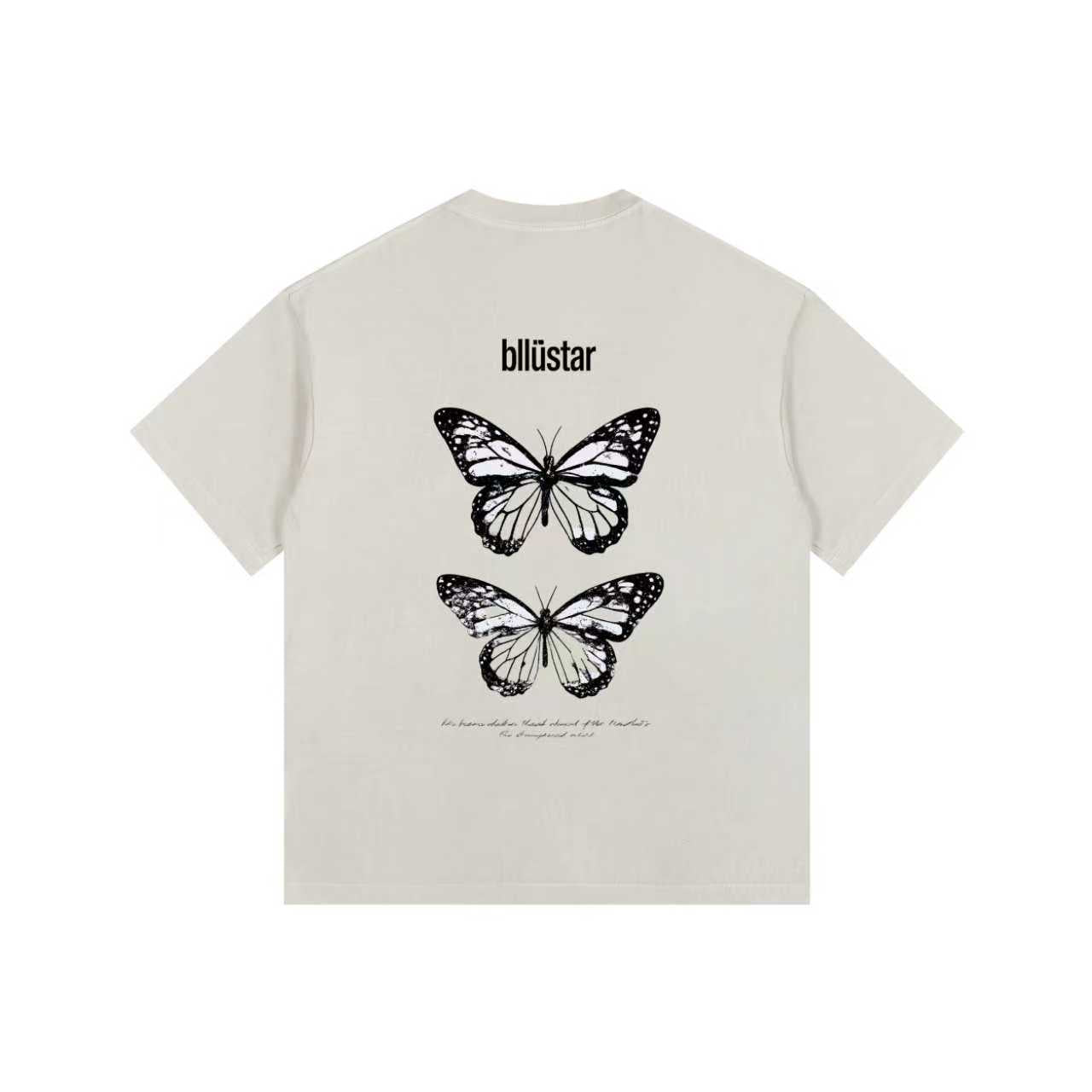Butterfly Vintage-washed oversized T-shirt