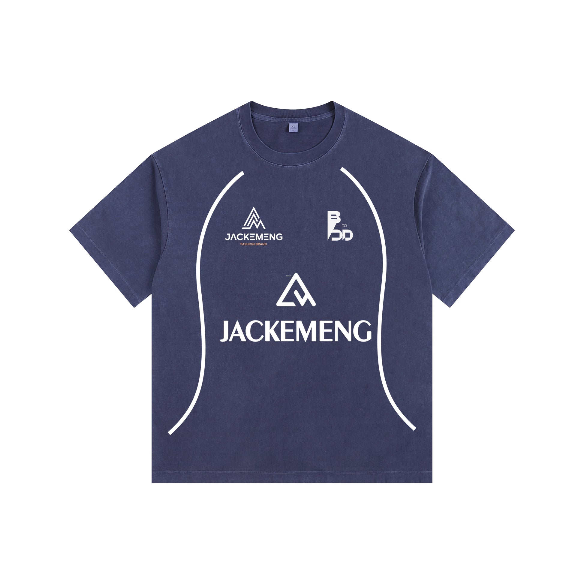 Racing suit Loose washed vintage T-shirt