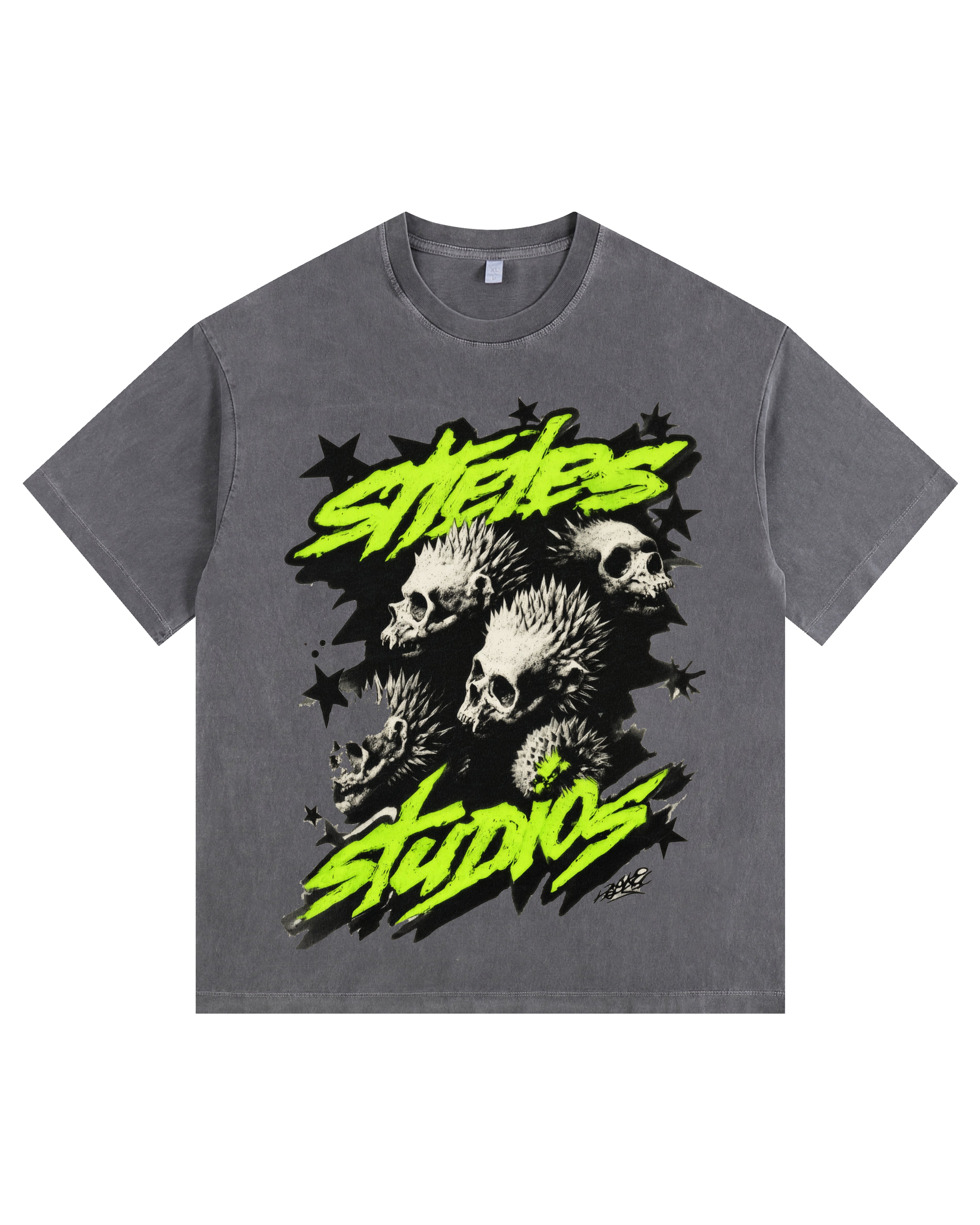 Troublemaker Vintage-Washed Oversized T-shirt
