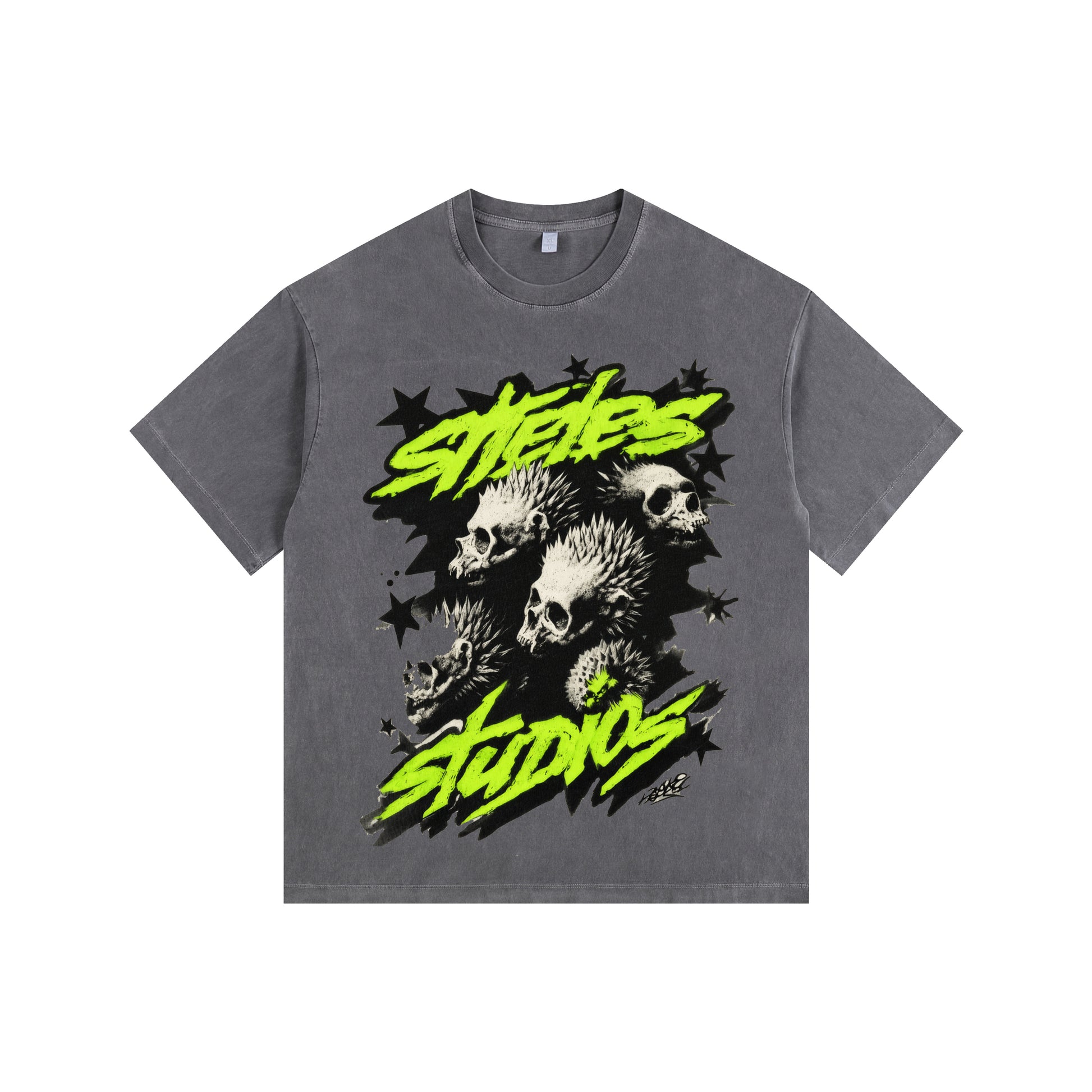 Troublemaker Vintage-Washed Oversized T-shirt