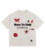 LETTER Vintage-washed oversize tee – [The Recounted Cloth]